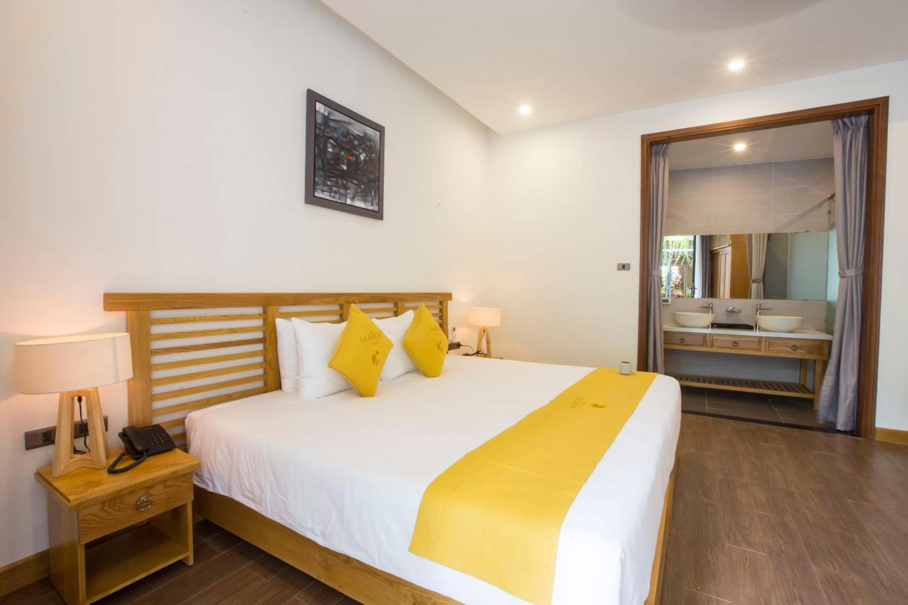 Bathroom, Bed in MaiChi Villa Hoi An