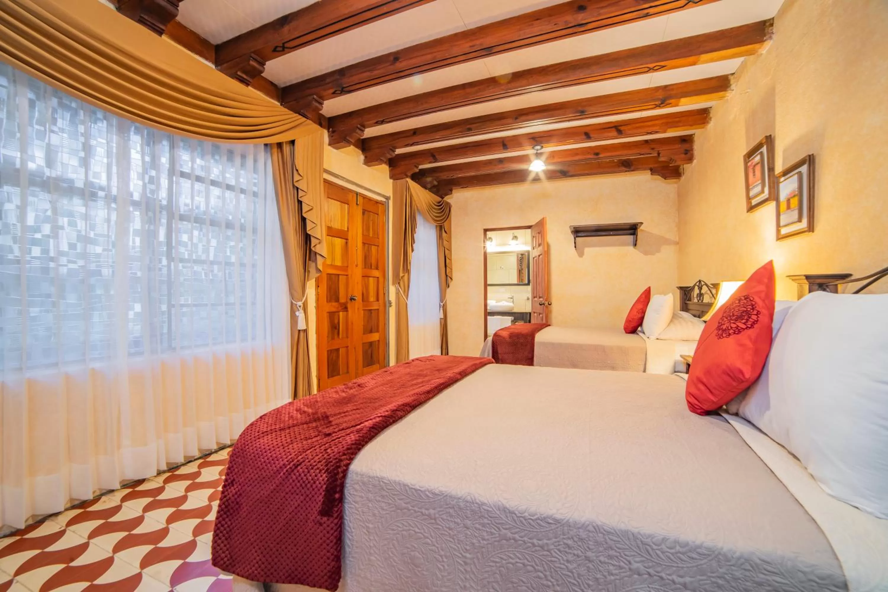 Bed in Hotel Palacio Chico 1948