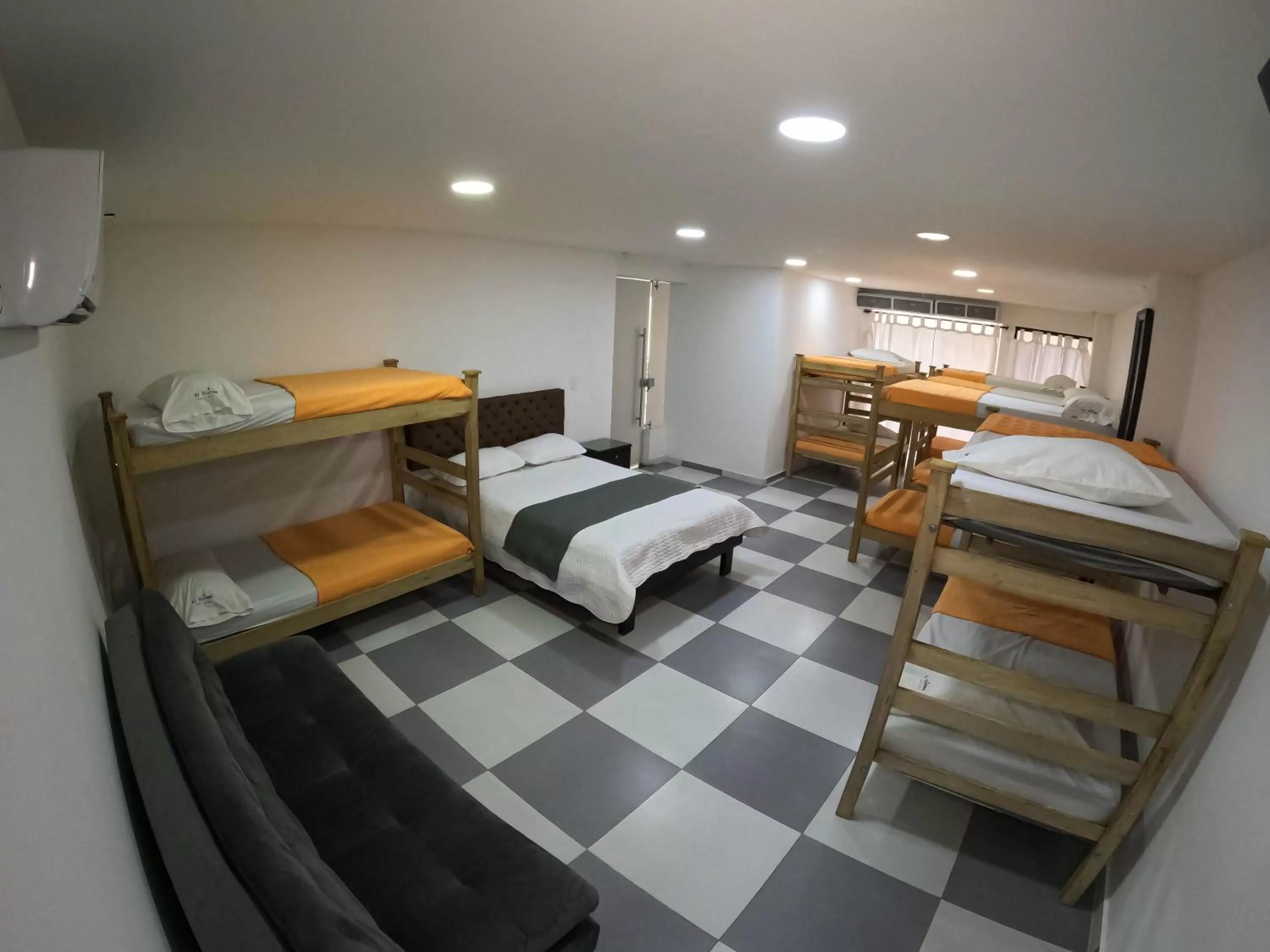 Property building, Bed in Hotel El Olimpo