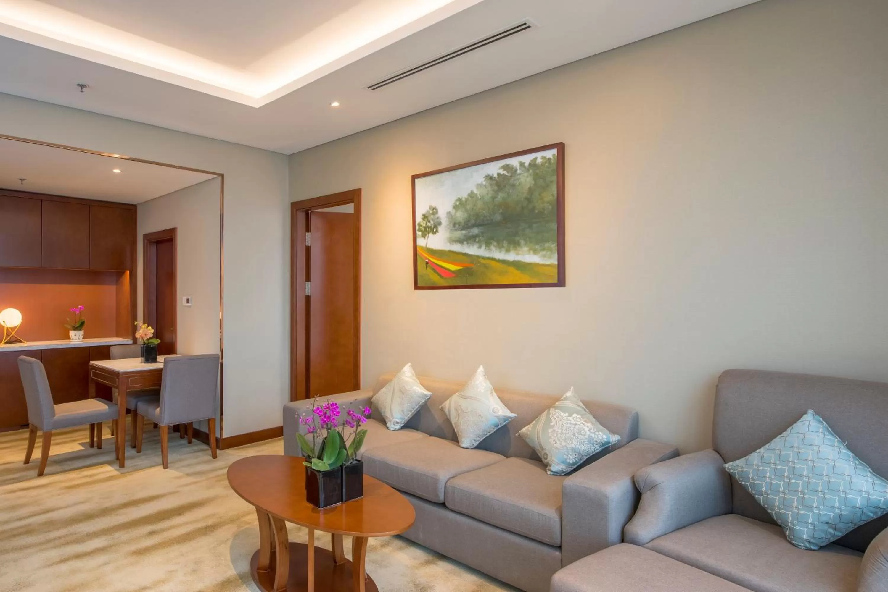 Living room in Wyndham Garden Hanoi