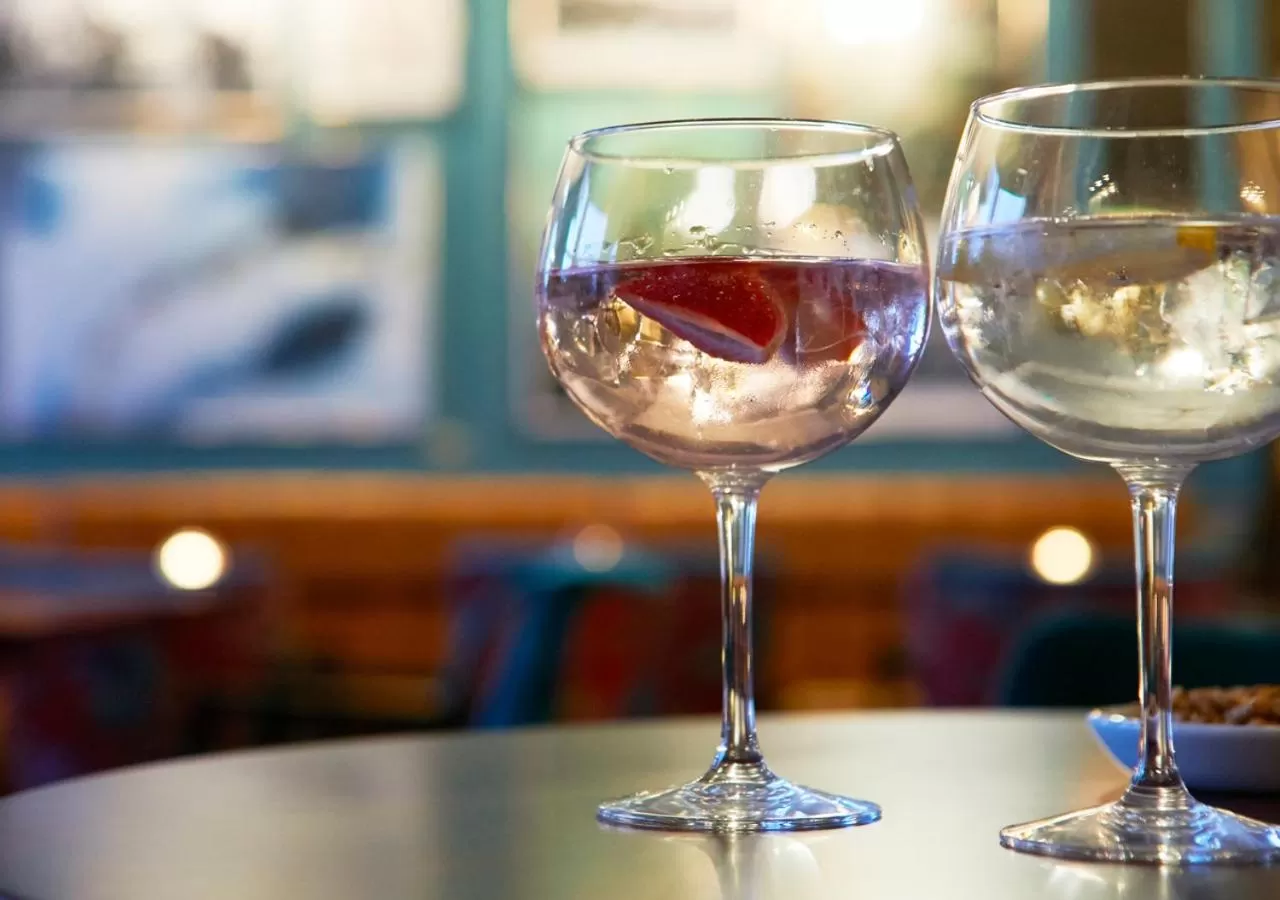 Alcoholic drinks in The Red Lea Hotel