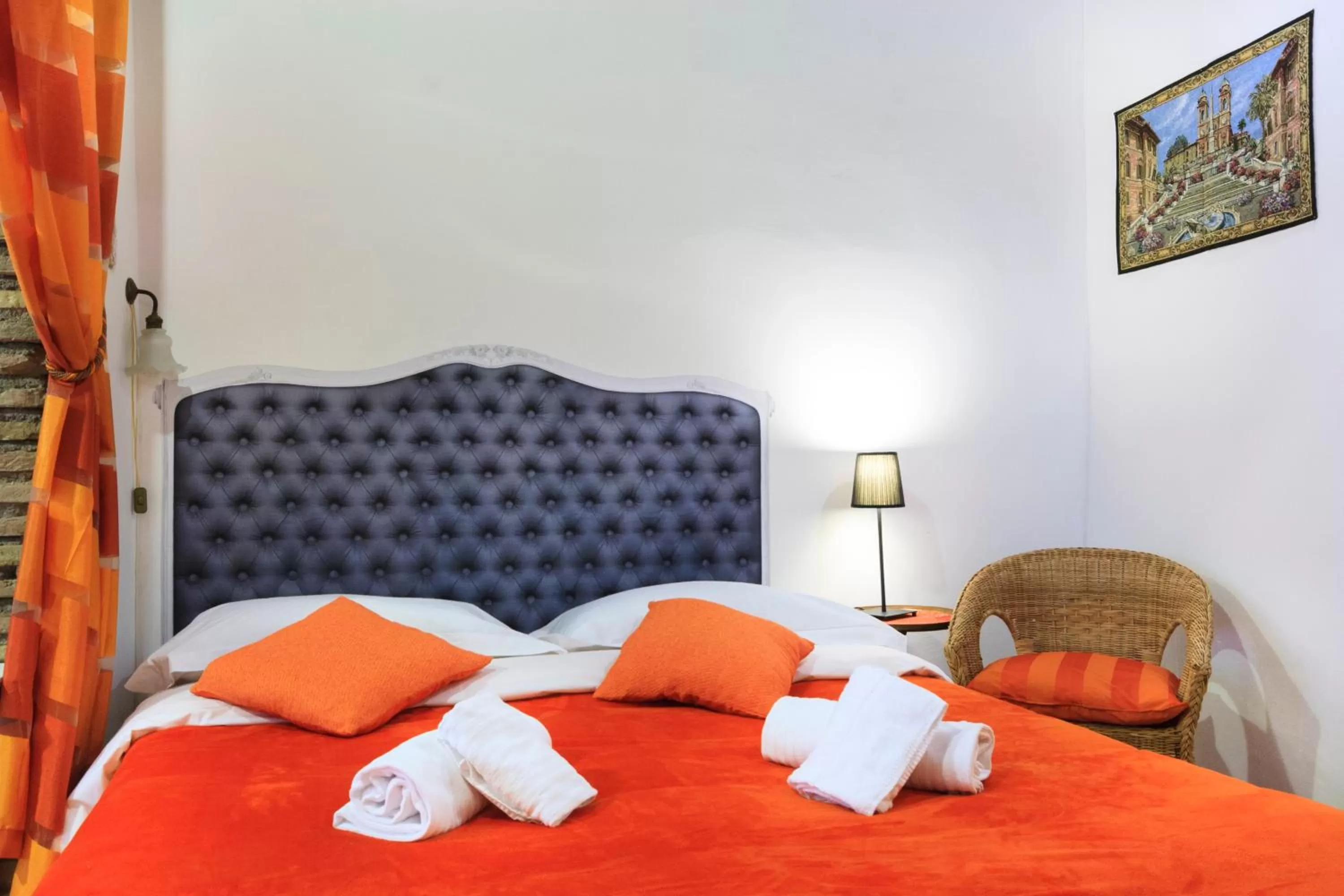 Decorative detail, Bed in B&B Ventisei Scalini A Trastevere