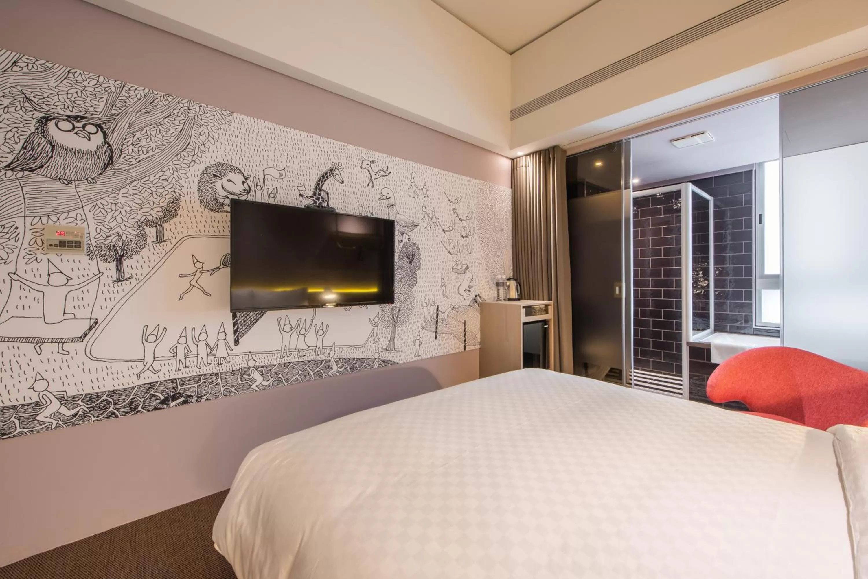 Bedroom, Bed in Ramble Hotel