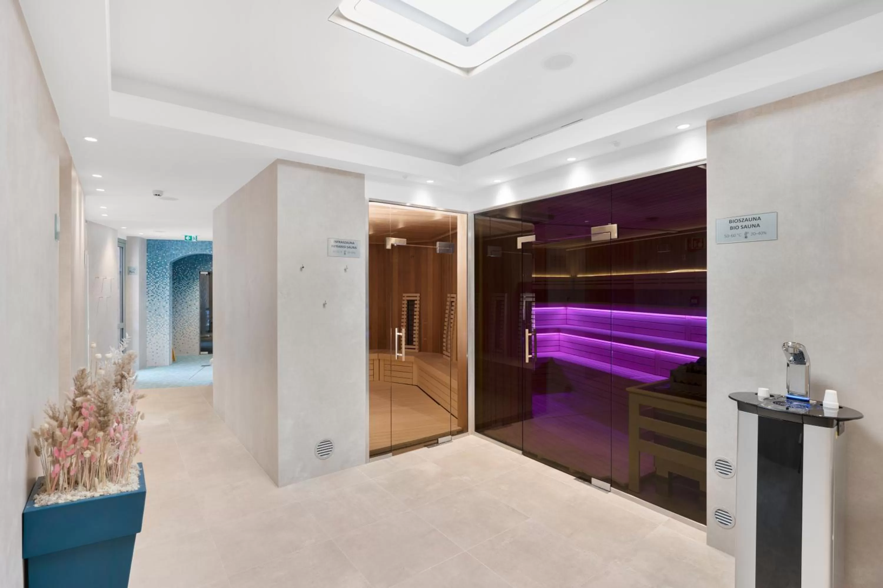 Sauna in Danubius Hotel Bük