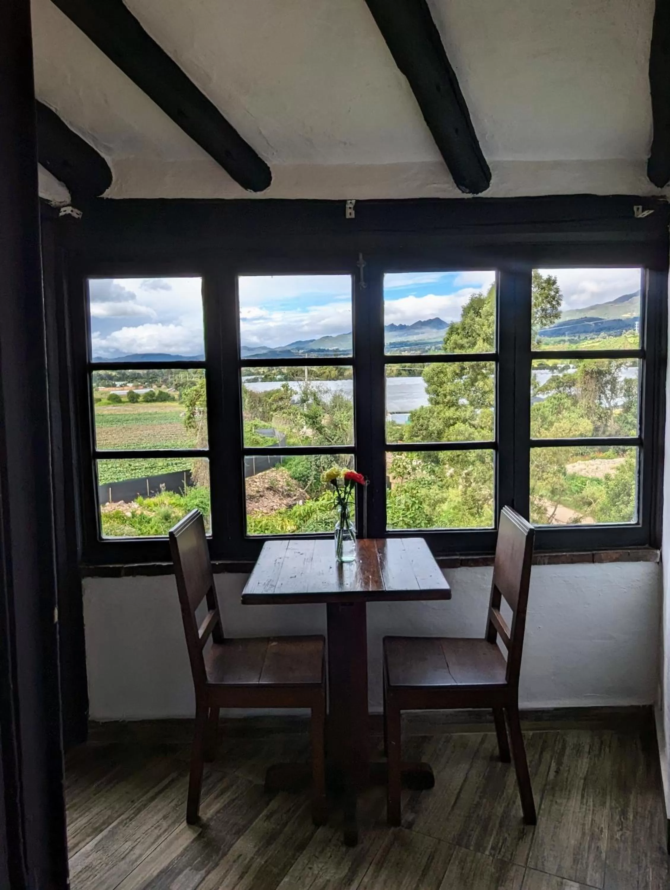 Dining area in Posada Cafe La Huerta