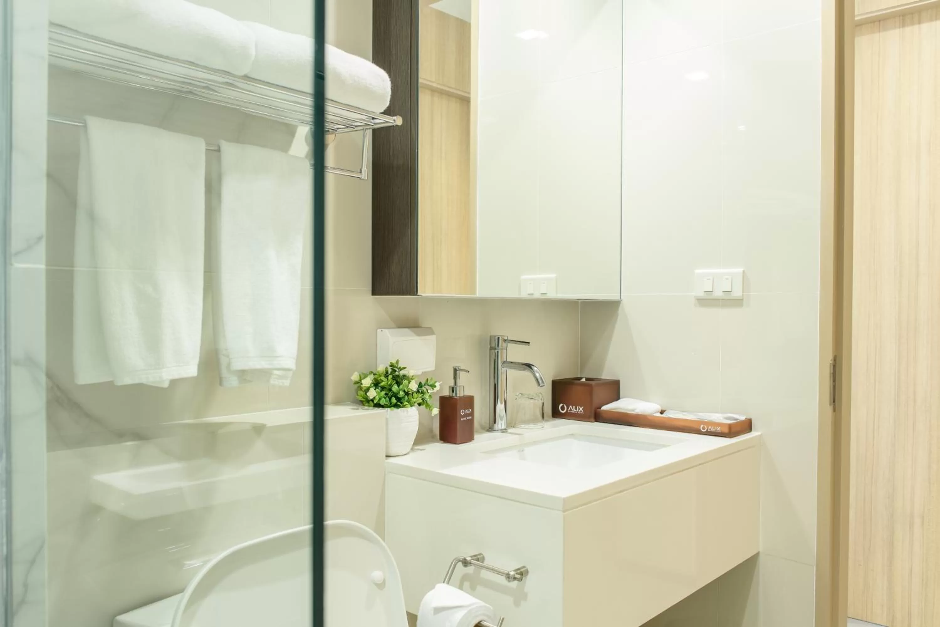 Bathroom in Alix Bangkok Hotel