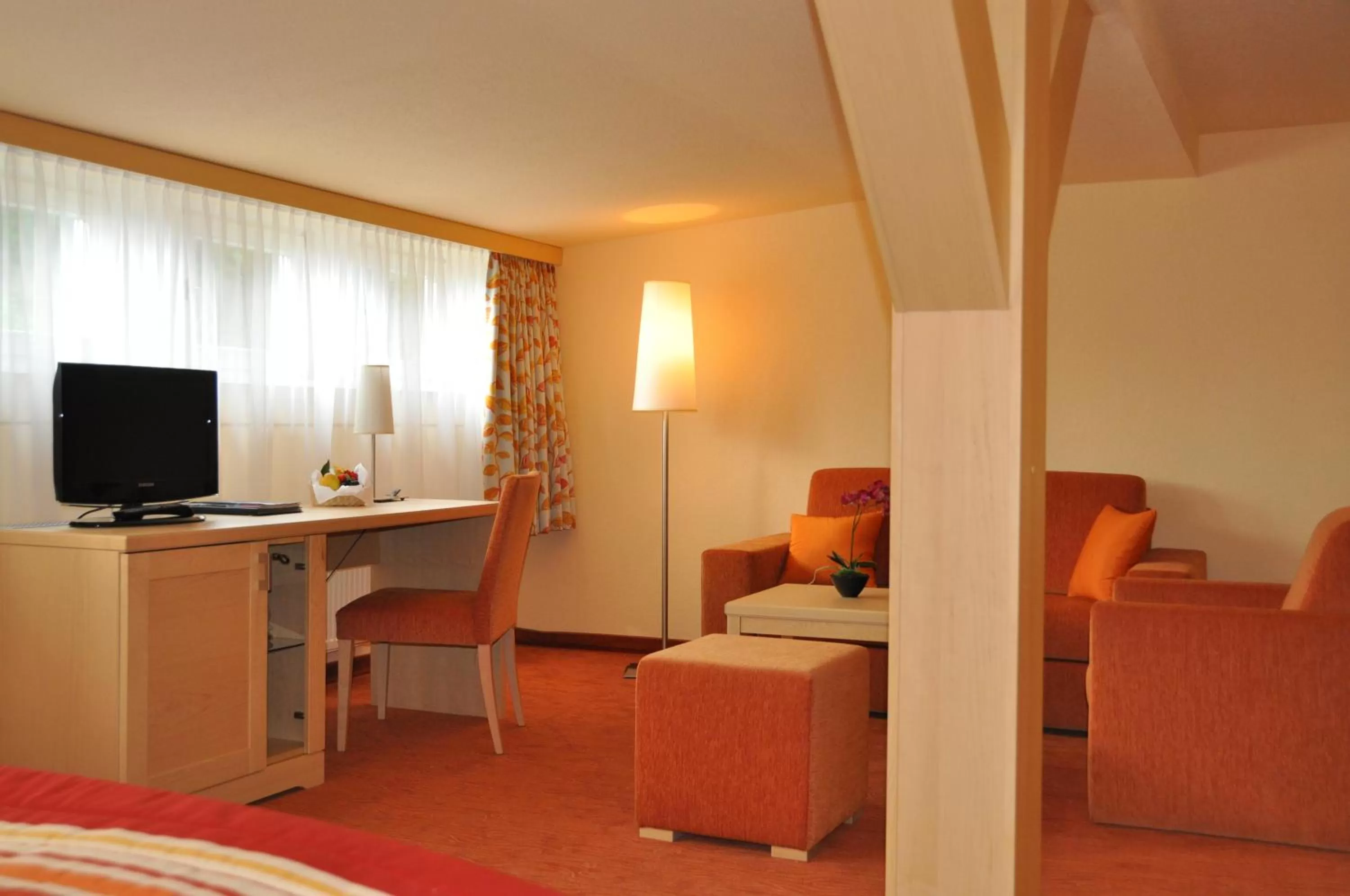 Living room, Bed in Hotel Lindenhof Bad Schandau