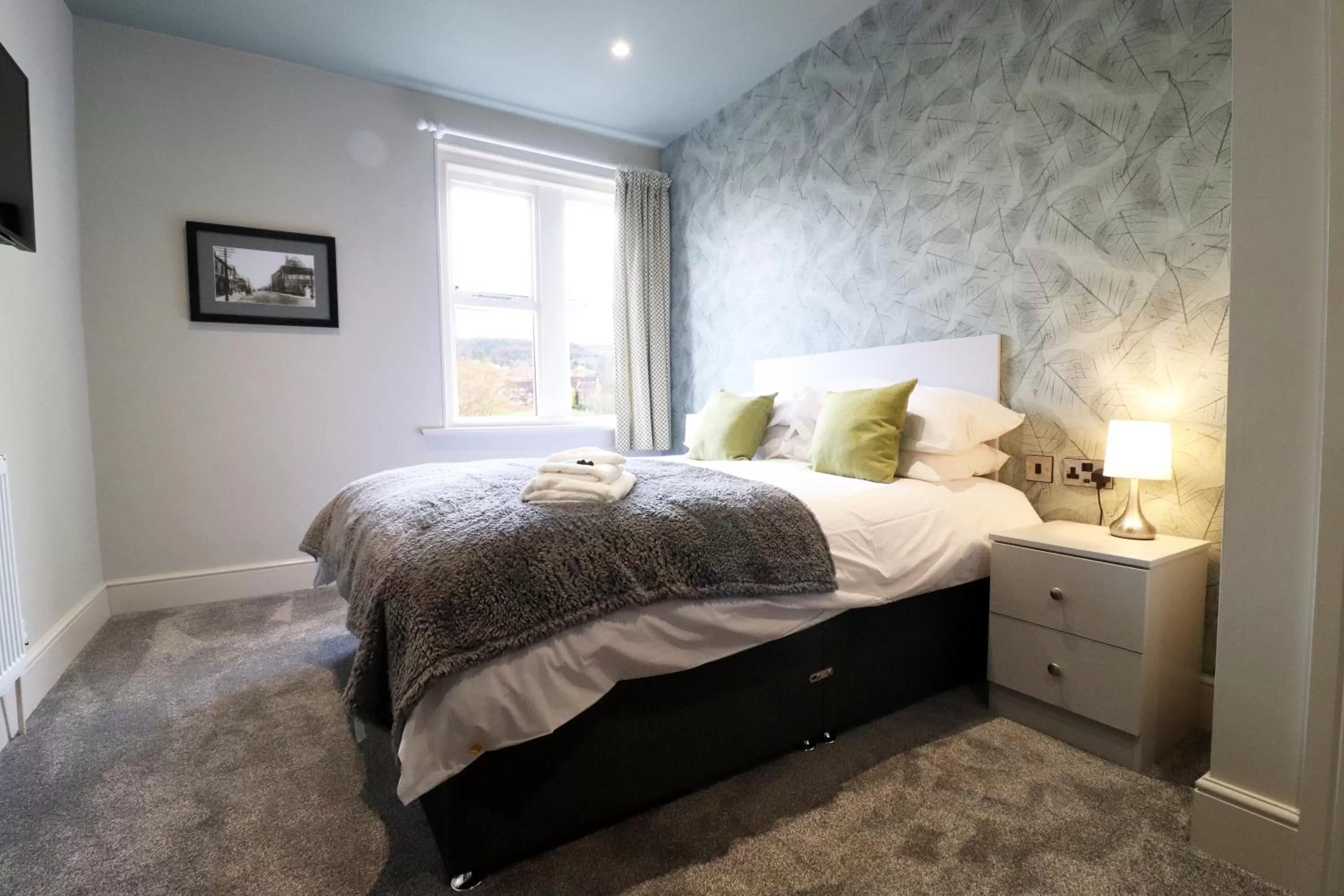 Bed in The Bridge Inn Hotel