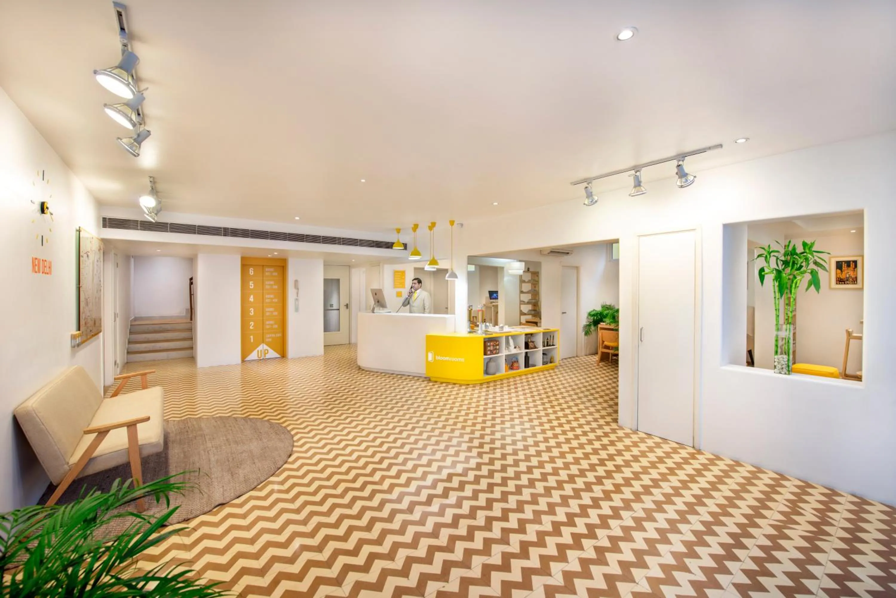 Lobby or reception in bloomrooms @ Janpath