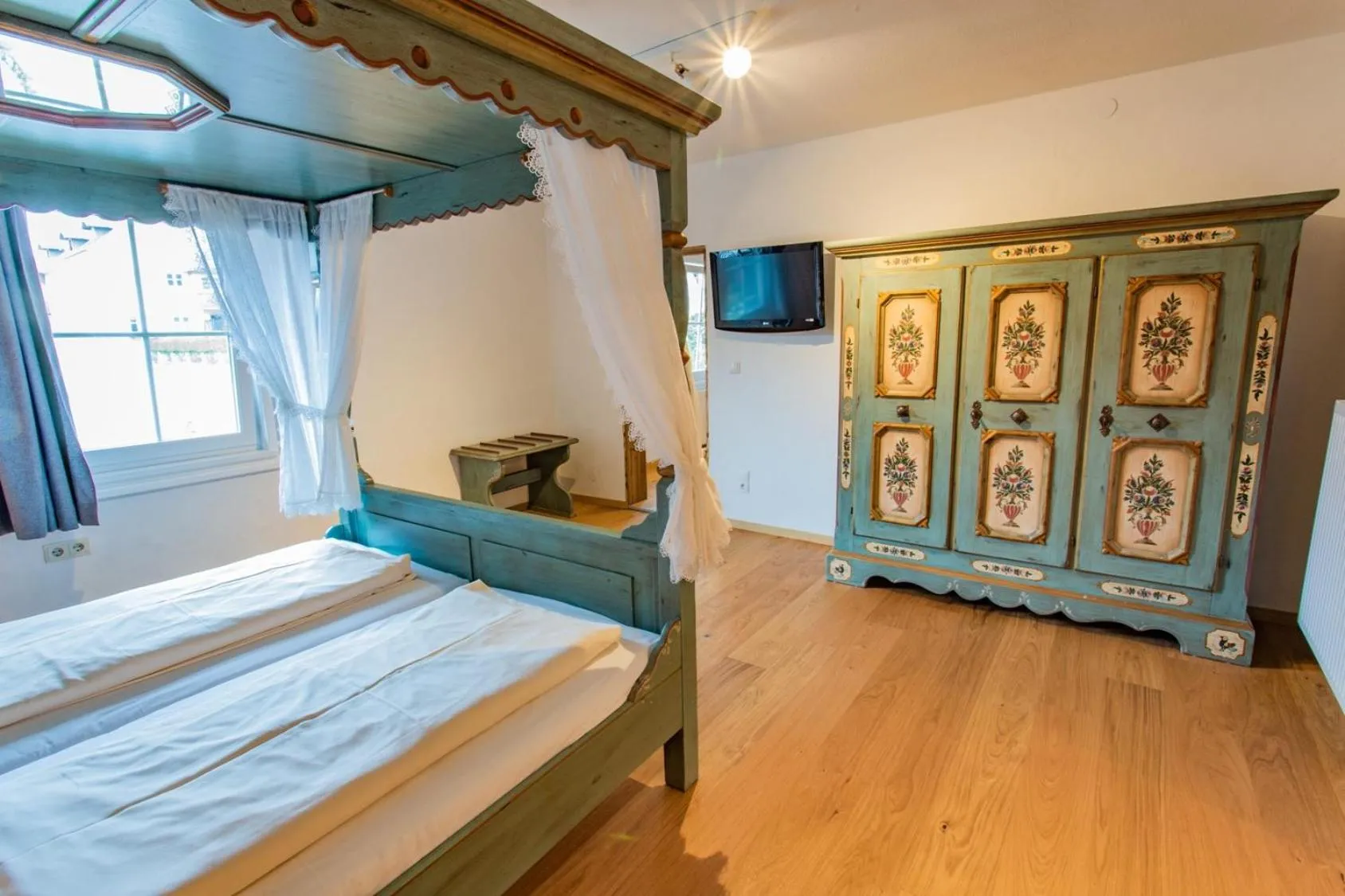 Bedroom, Bed in Aktivhotel Pehab - Dachstein Rooftop-Spa