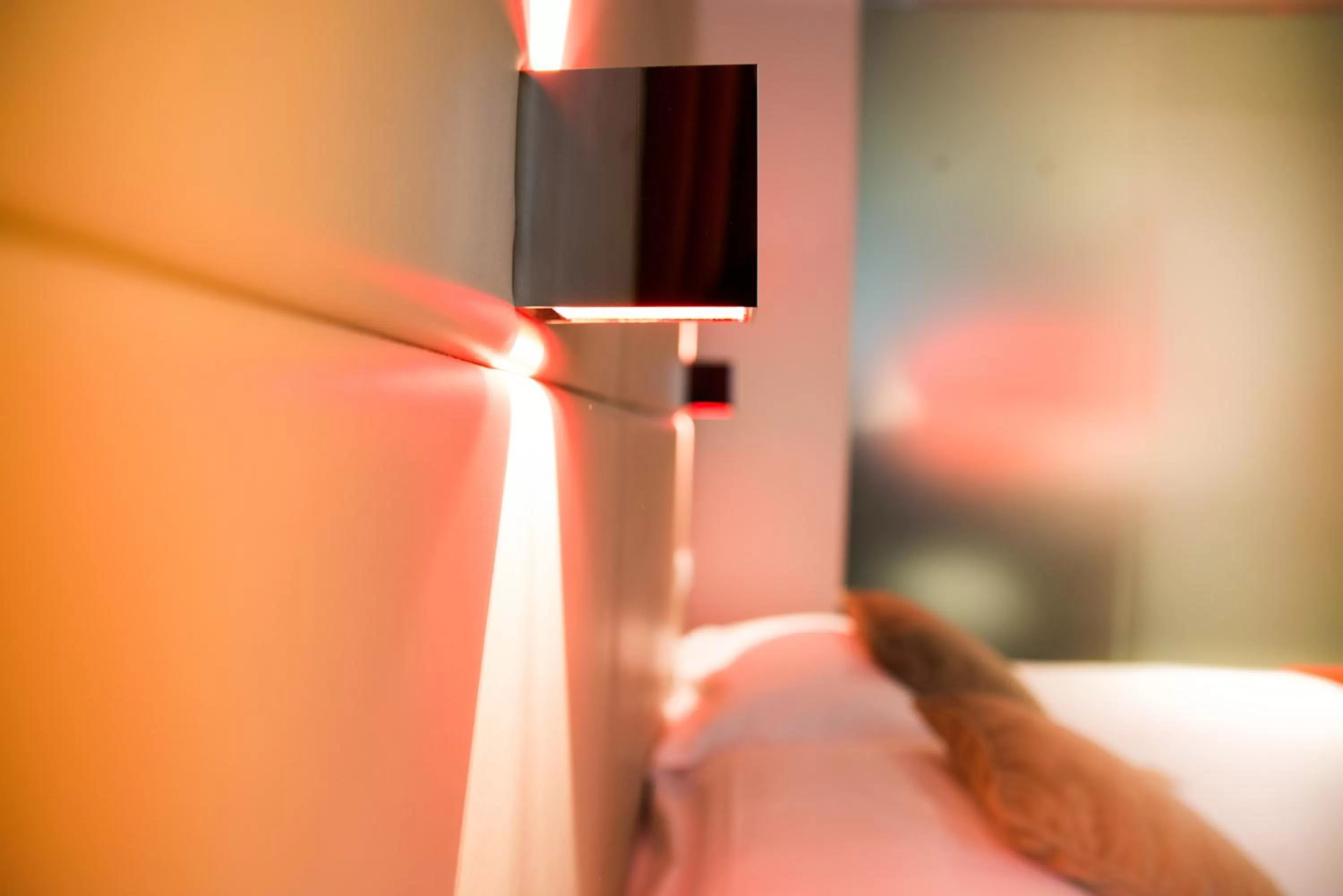 Decorative detail, Bed in Golden Tulip Opera de Noailles