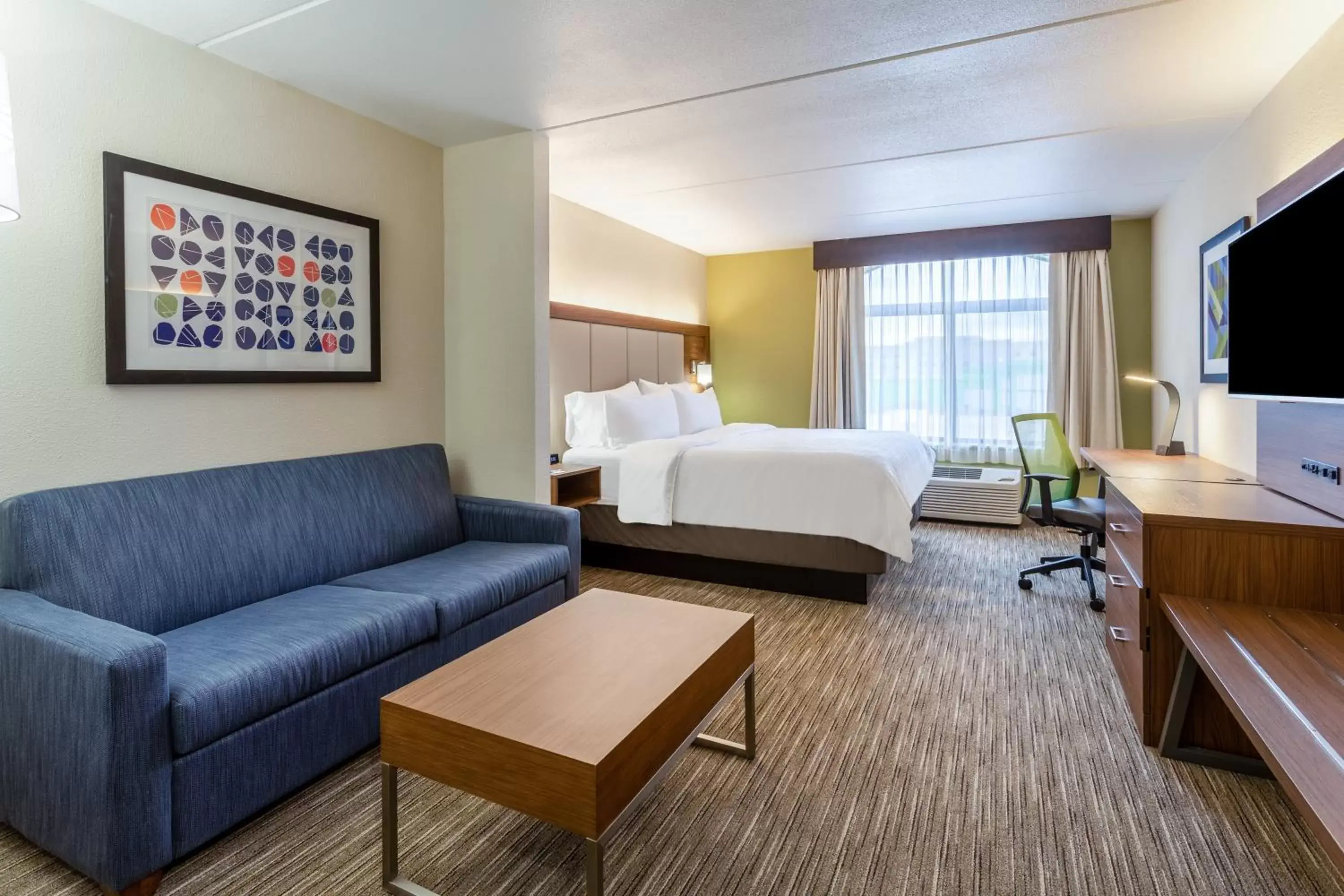 King Room - Hearing Accessible - Roll-in Shower in Holiday Inn Express & Suites Cedar Falls - Waterloo, an IHG Hotel King Room - Hearing Accessible - Roll-in Shower in Holiday Inn Express & Suites Cedar Falls - Waterloo, an IHG Hotel