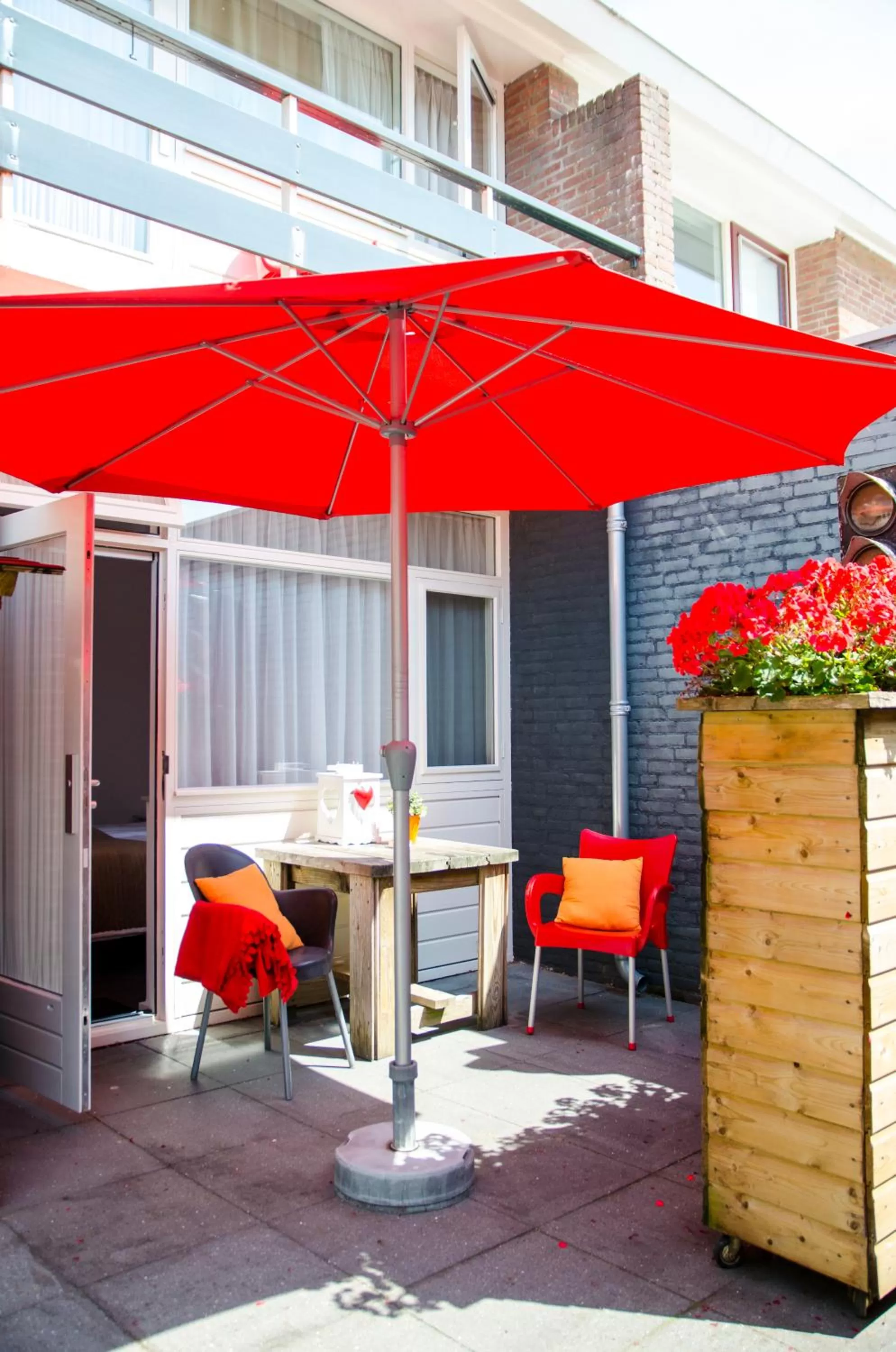 Patio in B&B - Pension Perruque