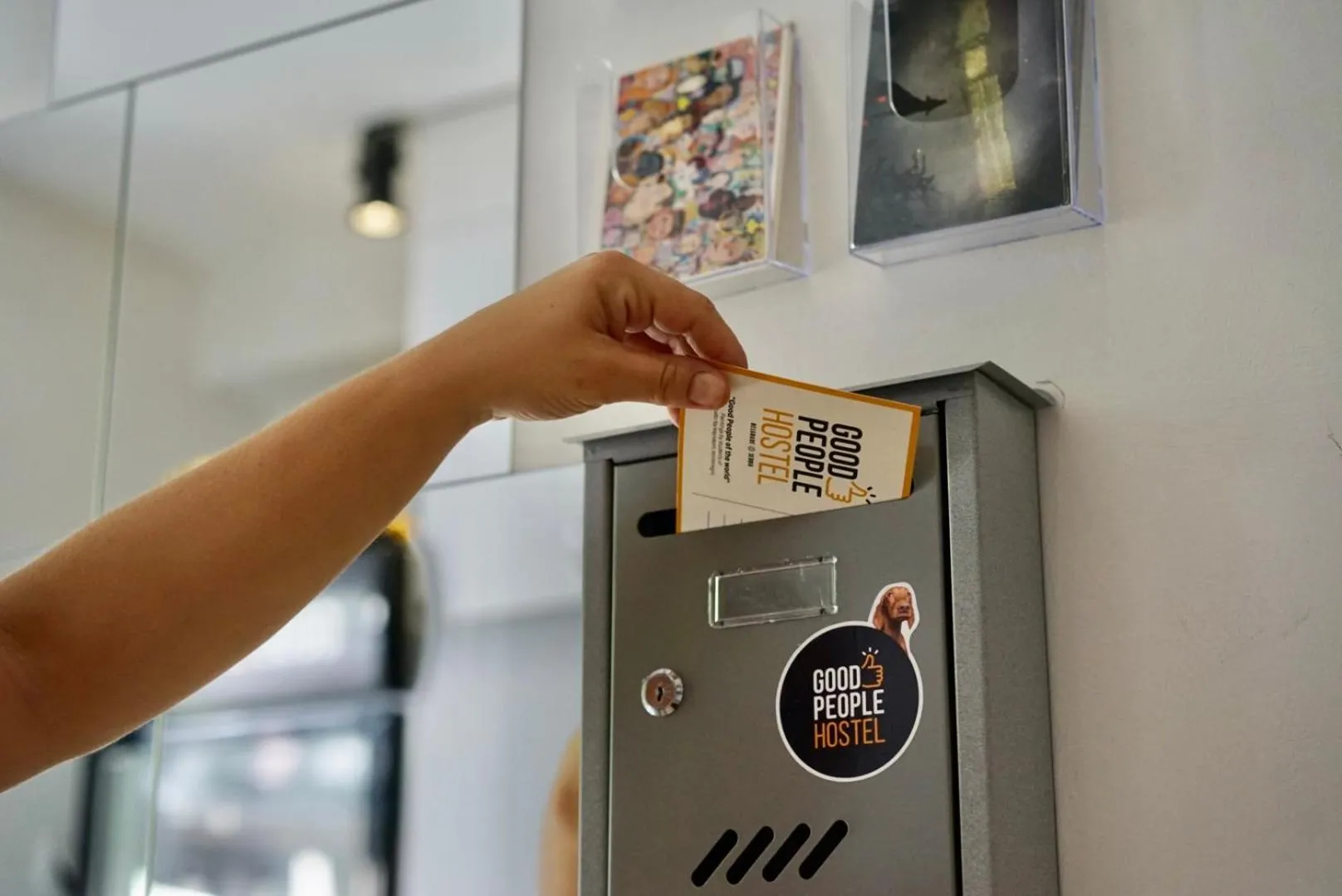 Living room in Good People Design Hostel