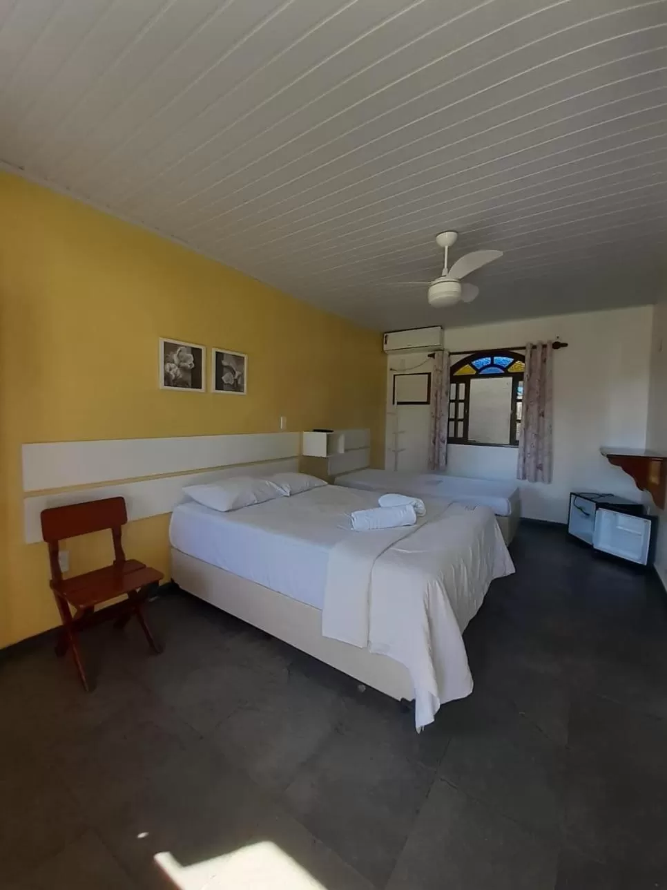 Bed in Pousada Estalage