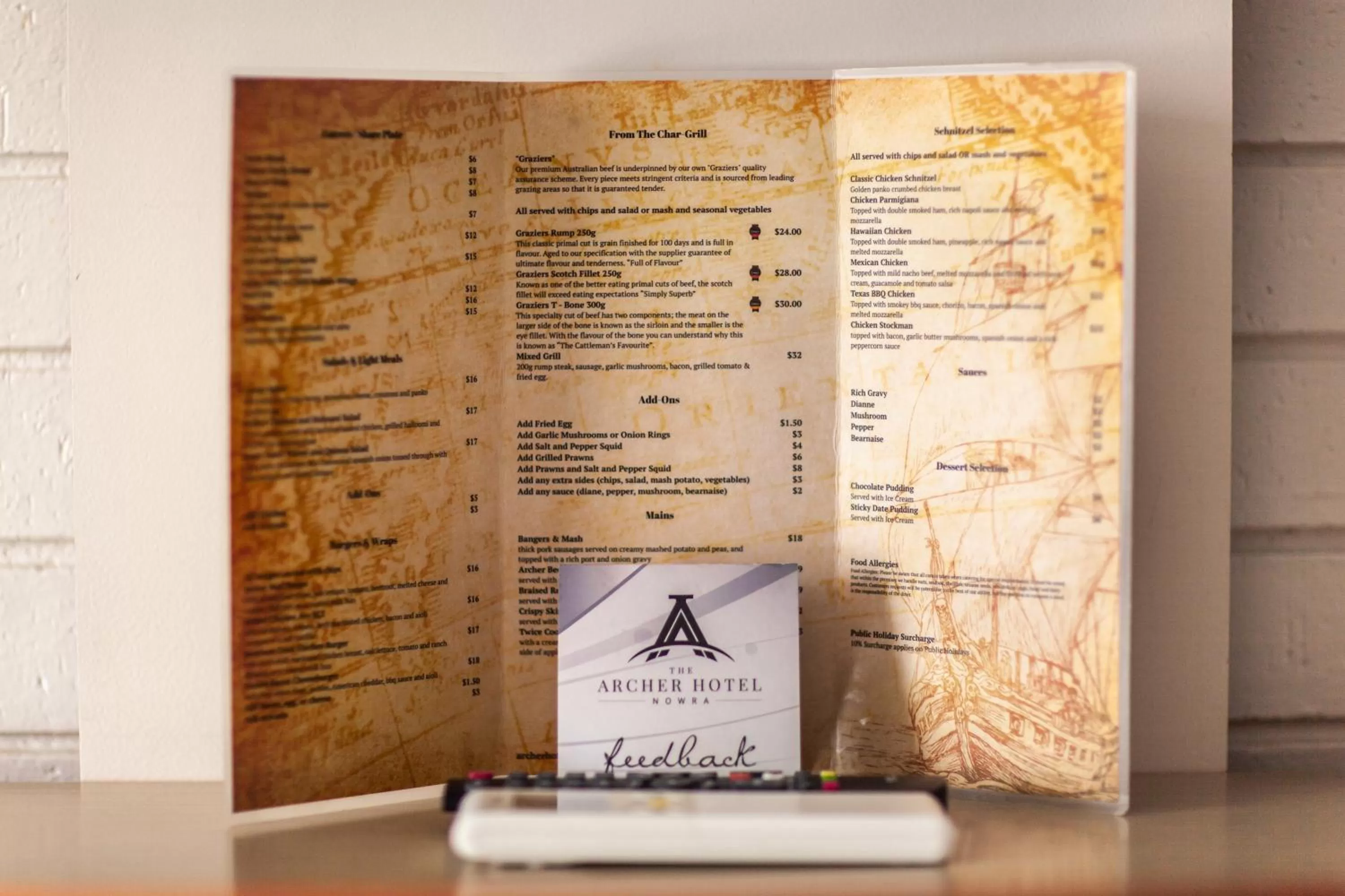 Decorative detail in Nightcap at Archer Hotel