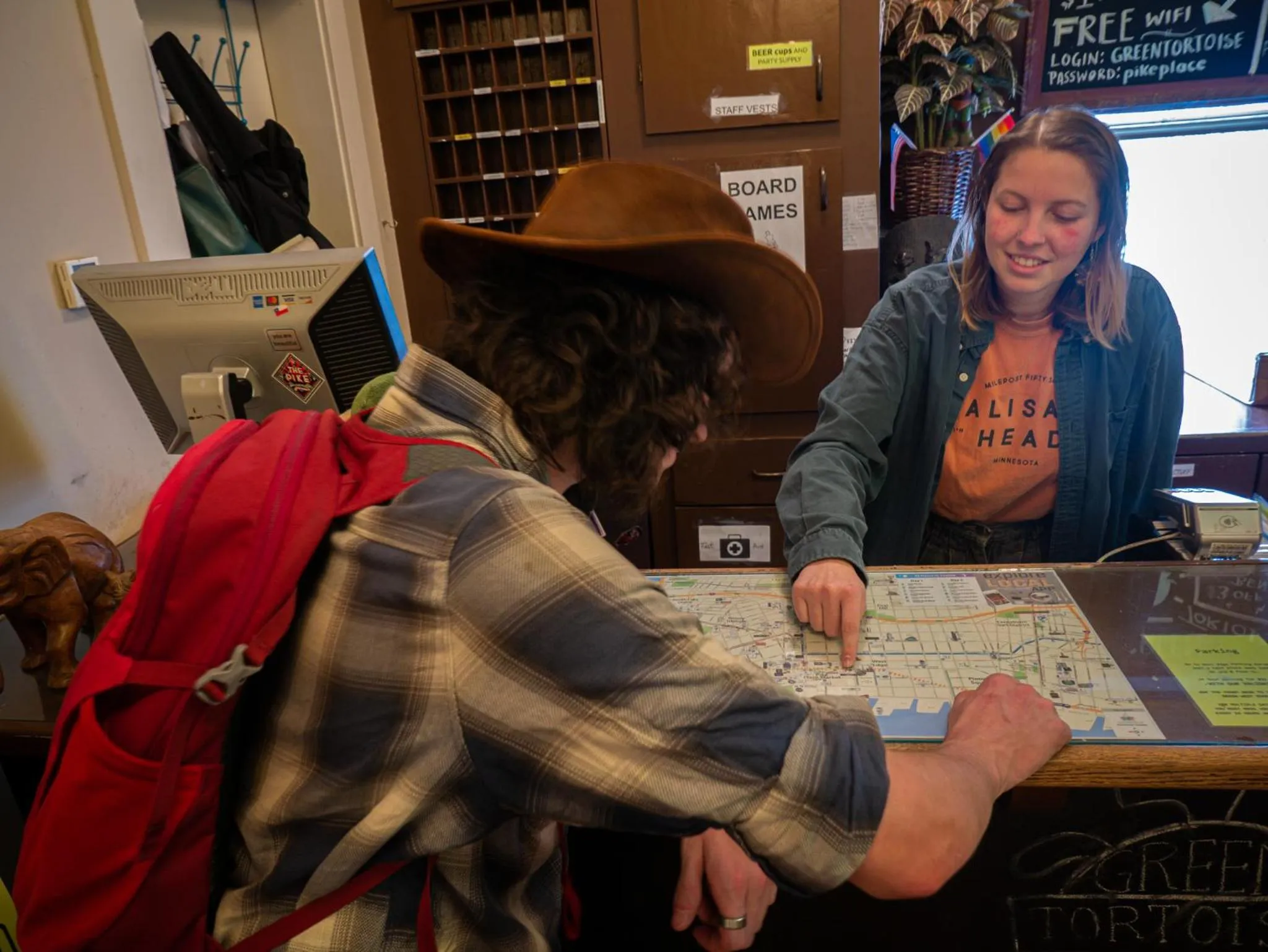 Lobby or reception in Green Tortoise Hostel Seattle