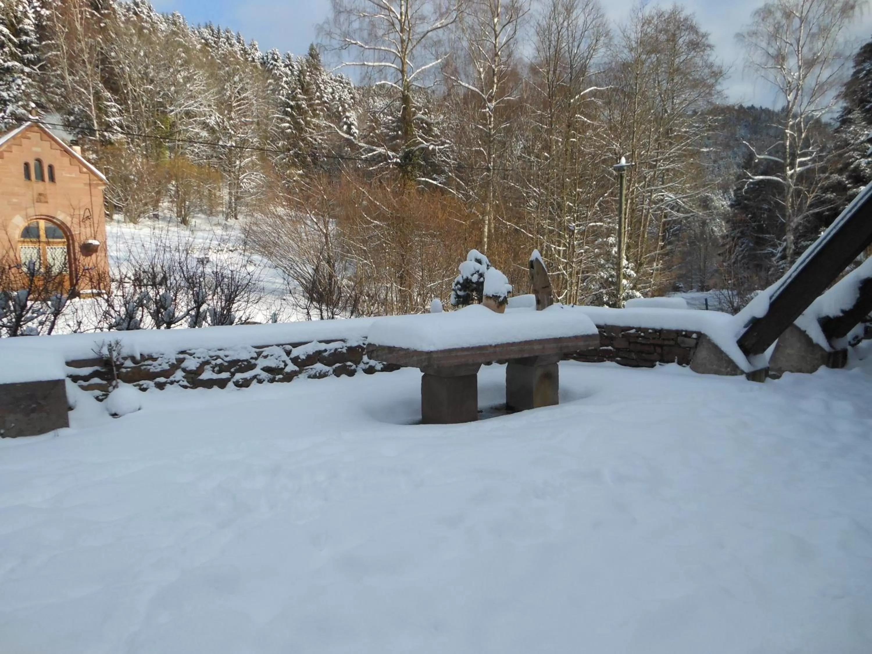 Mountain view, Winter in L'Atelier de Gisèle