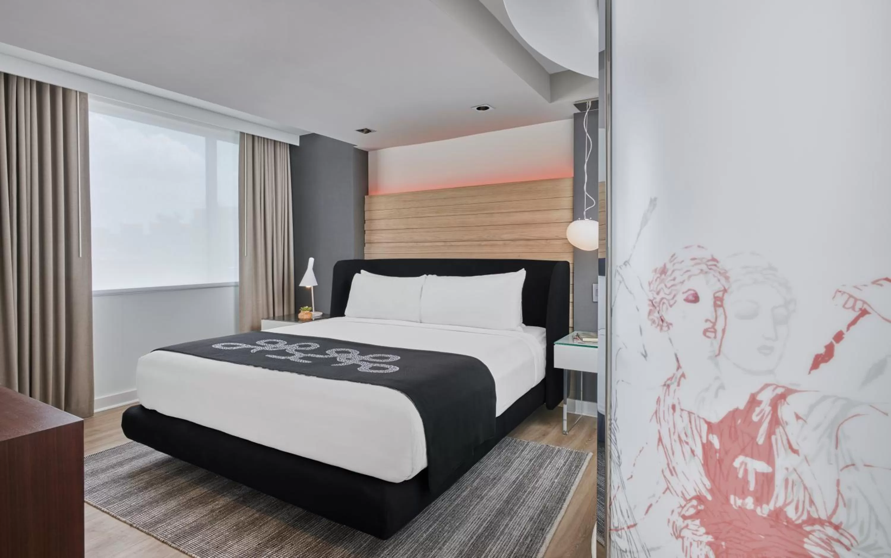 Bedroom, Bed in Hotel Zena Washington DC