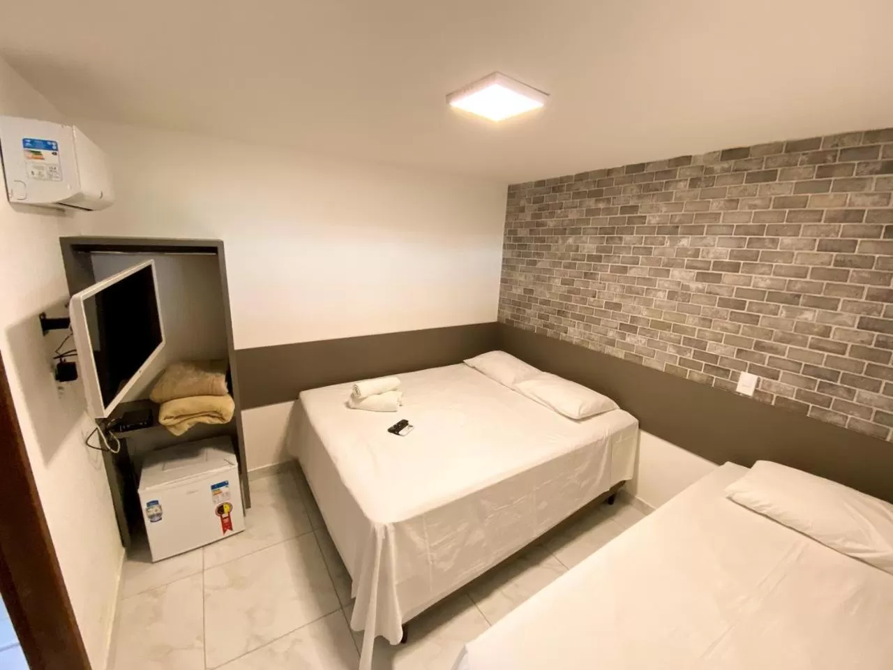 Bed in Pousada da Orla