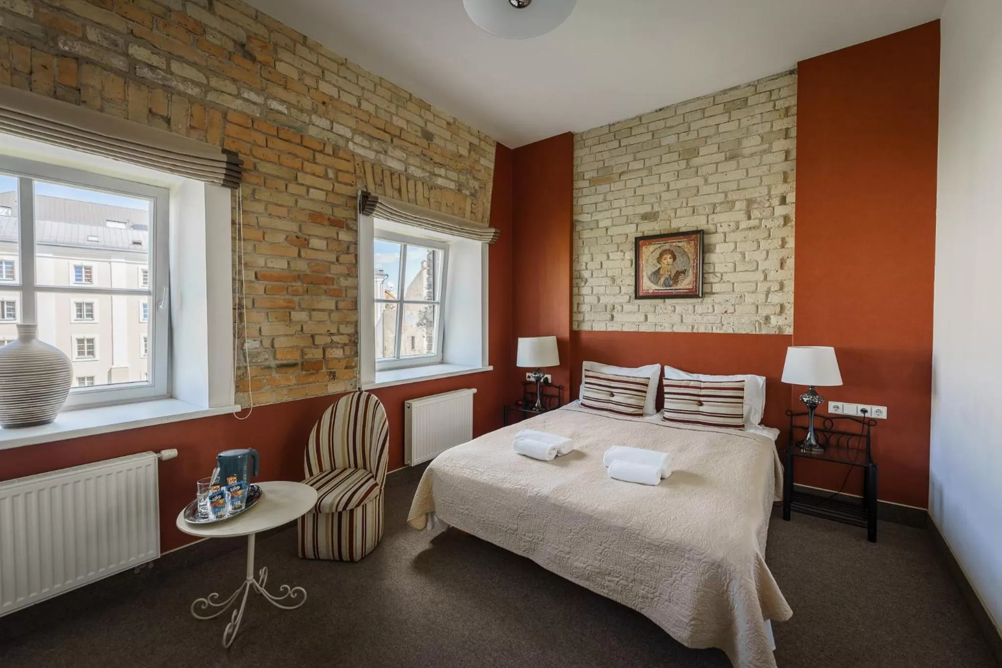 Bed in Moon Garden Old Town Hotel