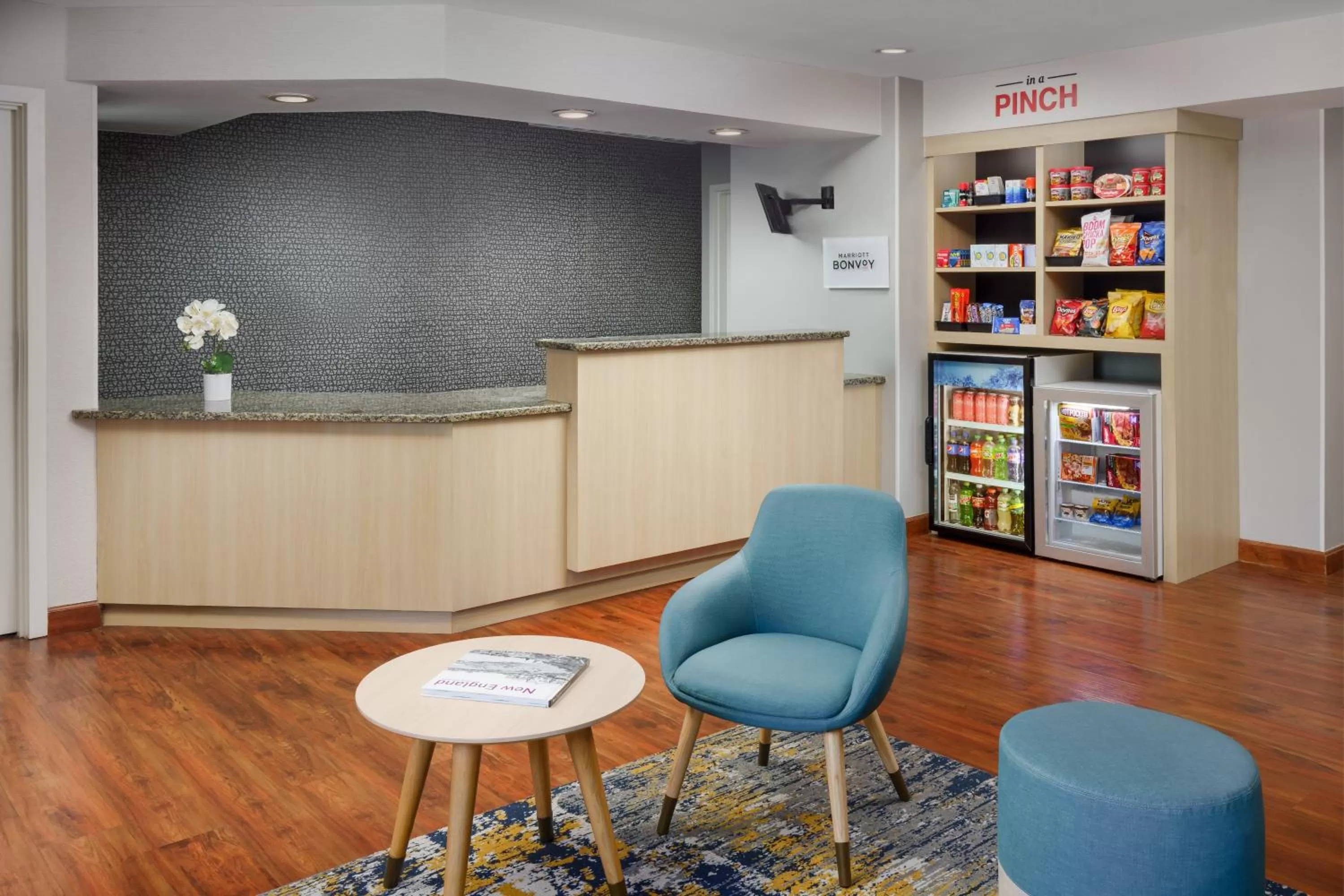 Lobby or reception in TownePlace Suites Manchester-Boston Regional Airport