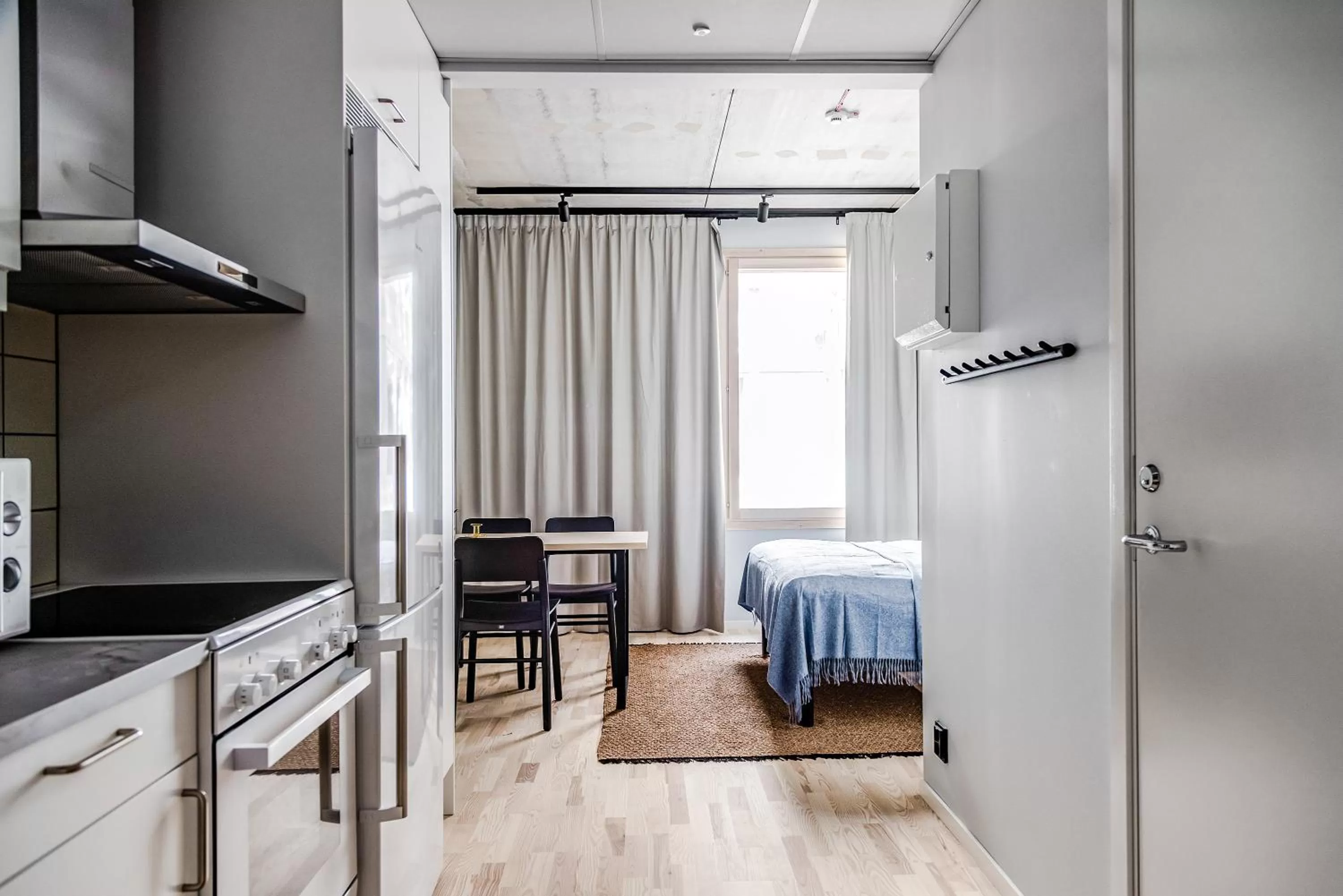 Communal lounge/ TV room, Bed in Comfort Hotel Solna Arenastaden