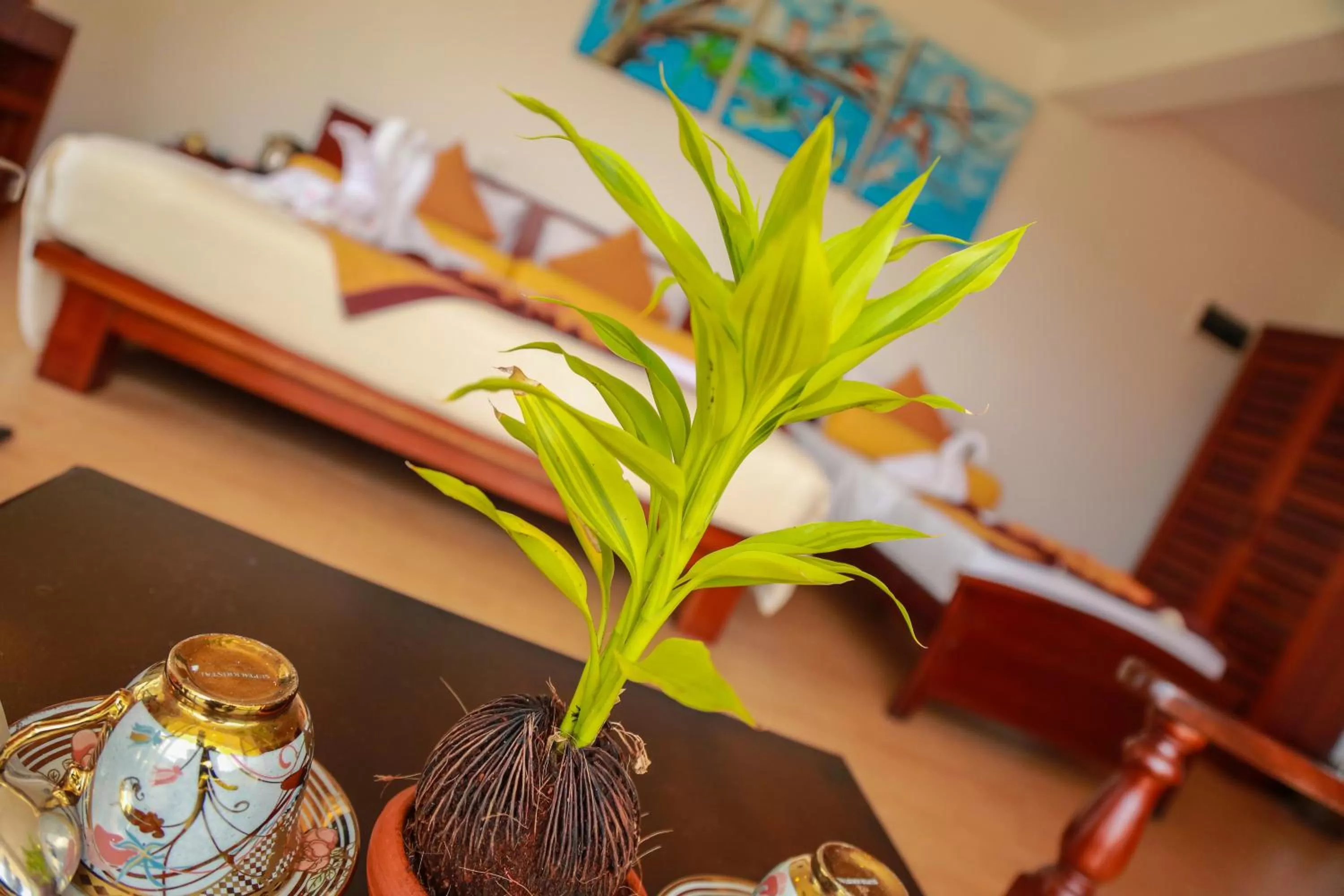 Bedroom, Bed in Oak Ray Summer Hill Breeze