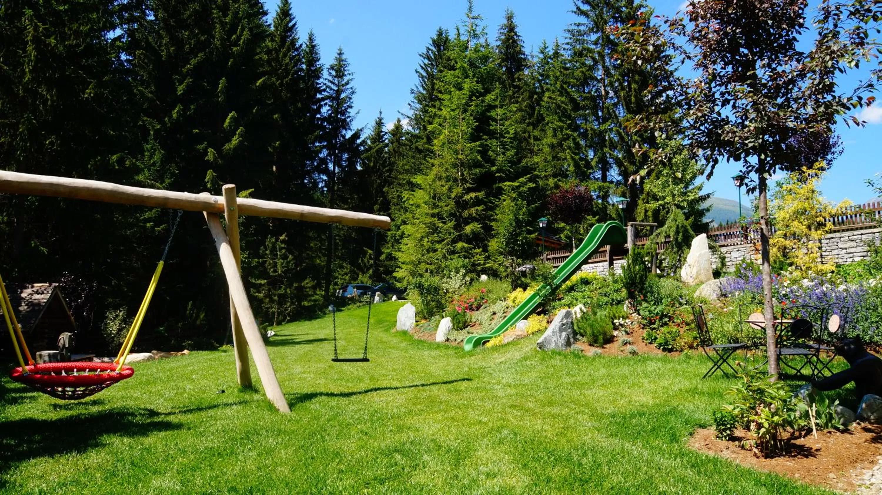 Children play ground, Children's Play Area in Hotel Häuserl im Wald