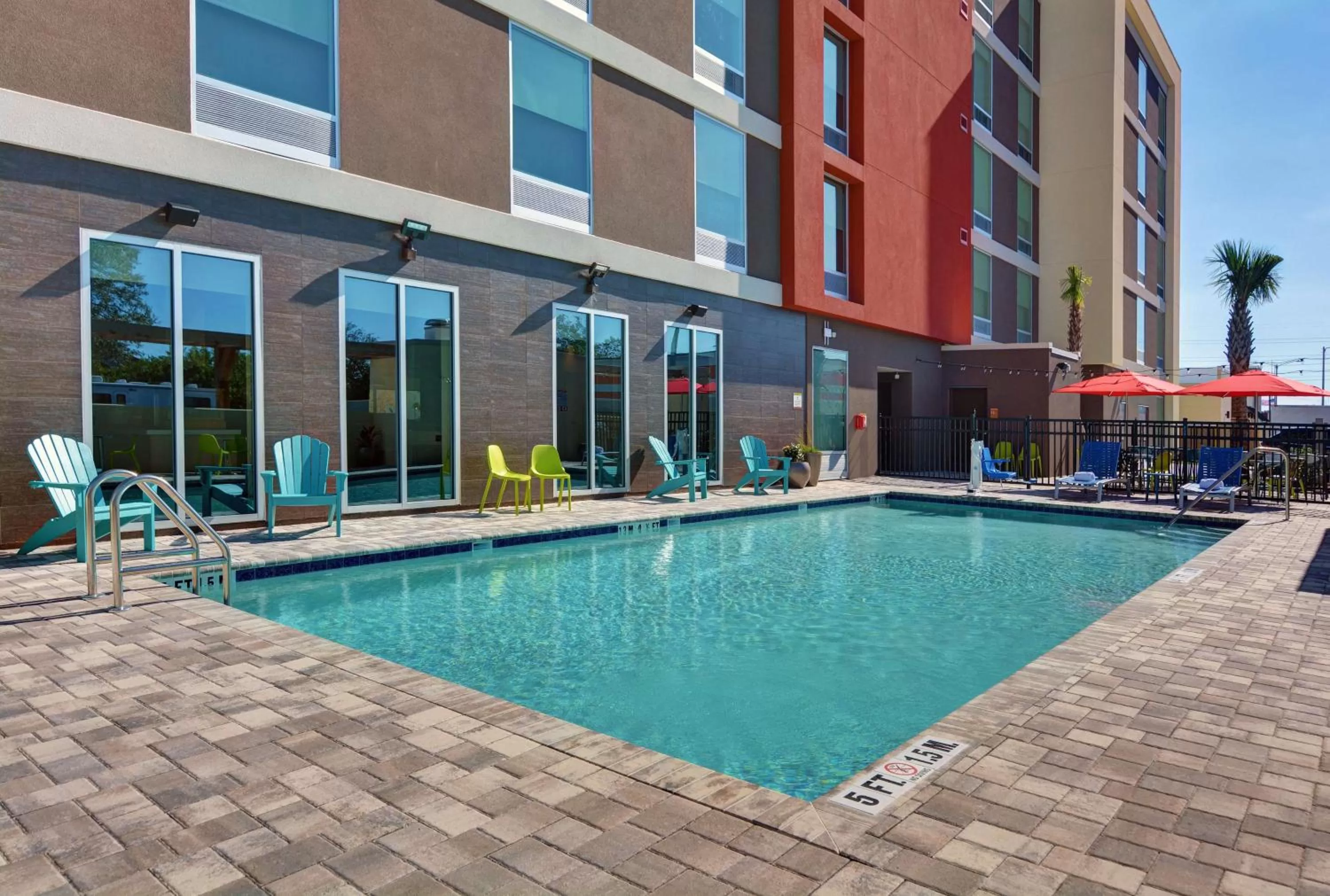 Pool view in Home2 Suites By Hilton Largo, Fl