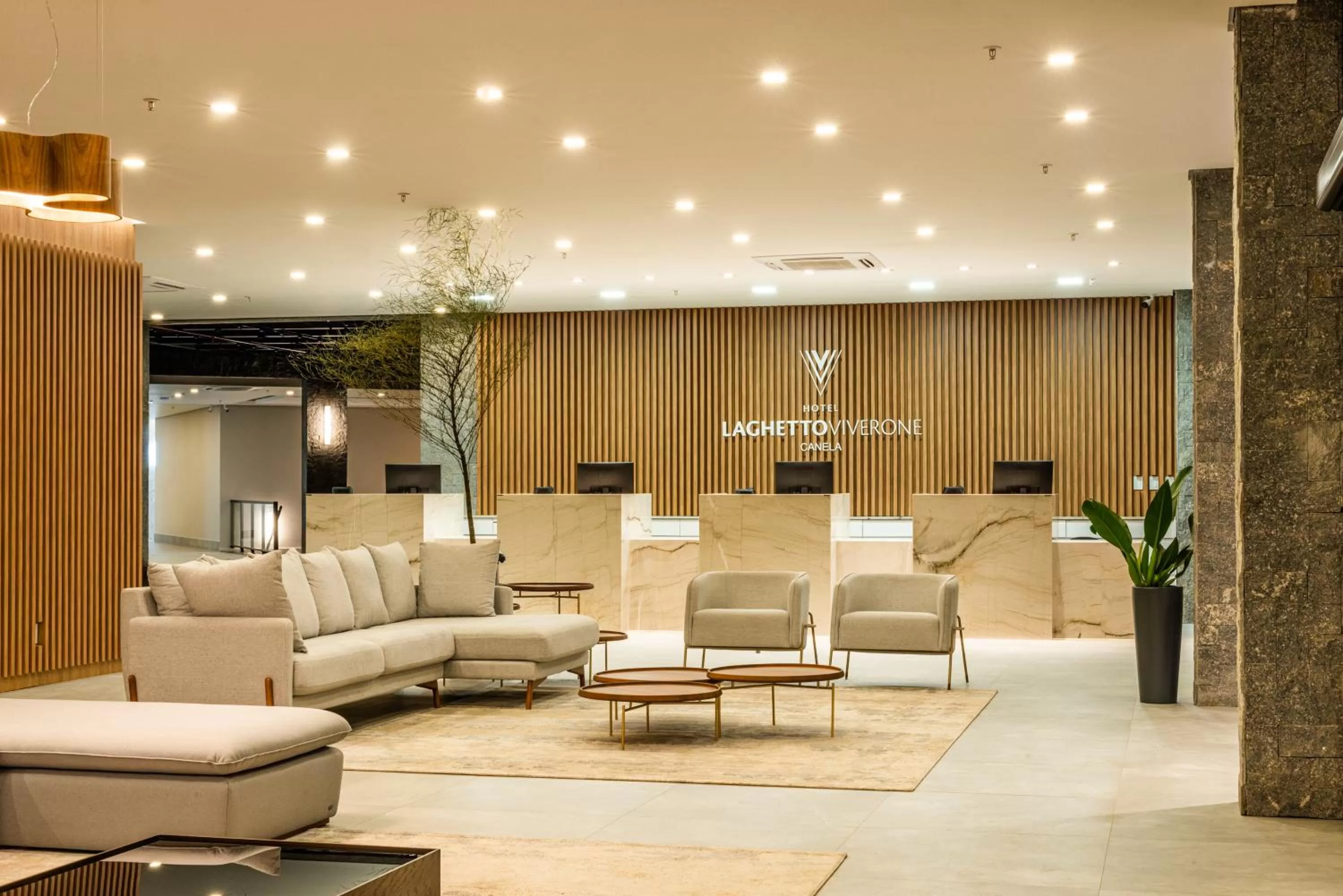 Lobby or reception in Laghetto Canela