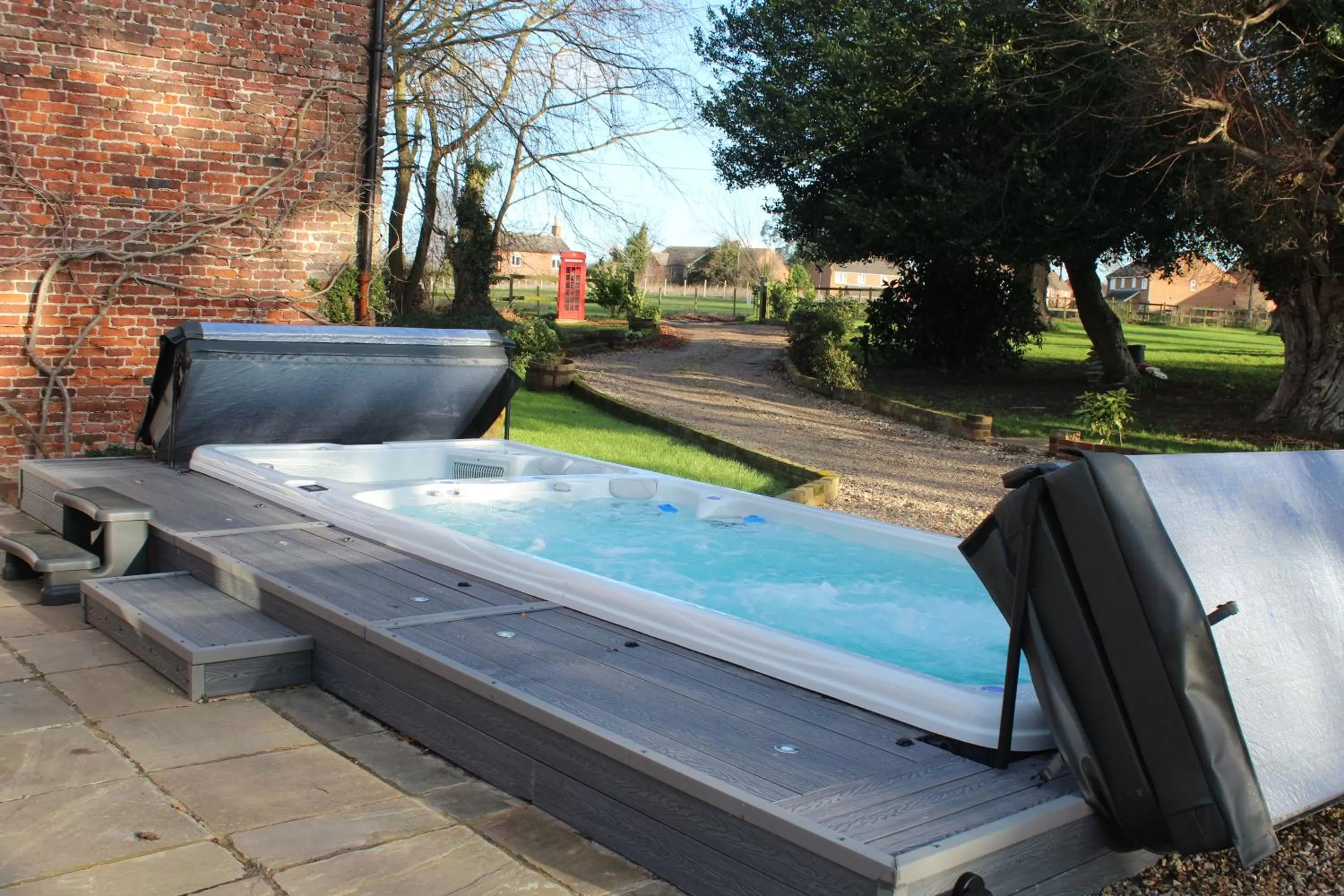 Swimming pool in Molland Manor House Bed & Breakfast