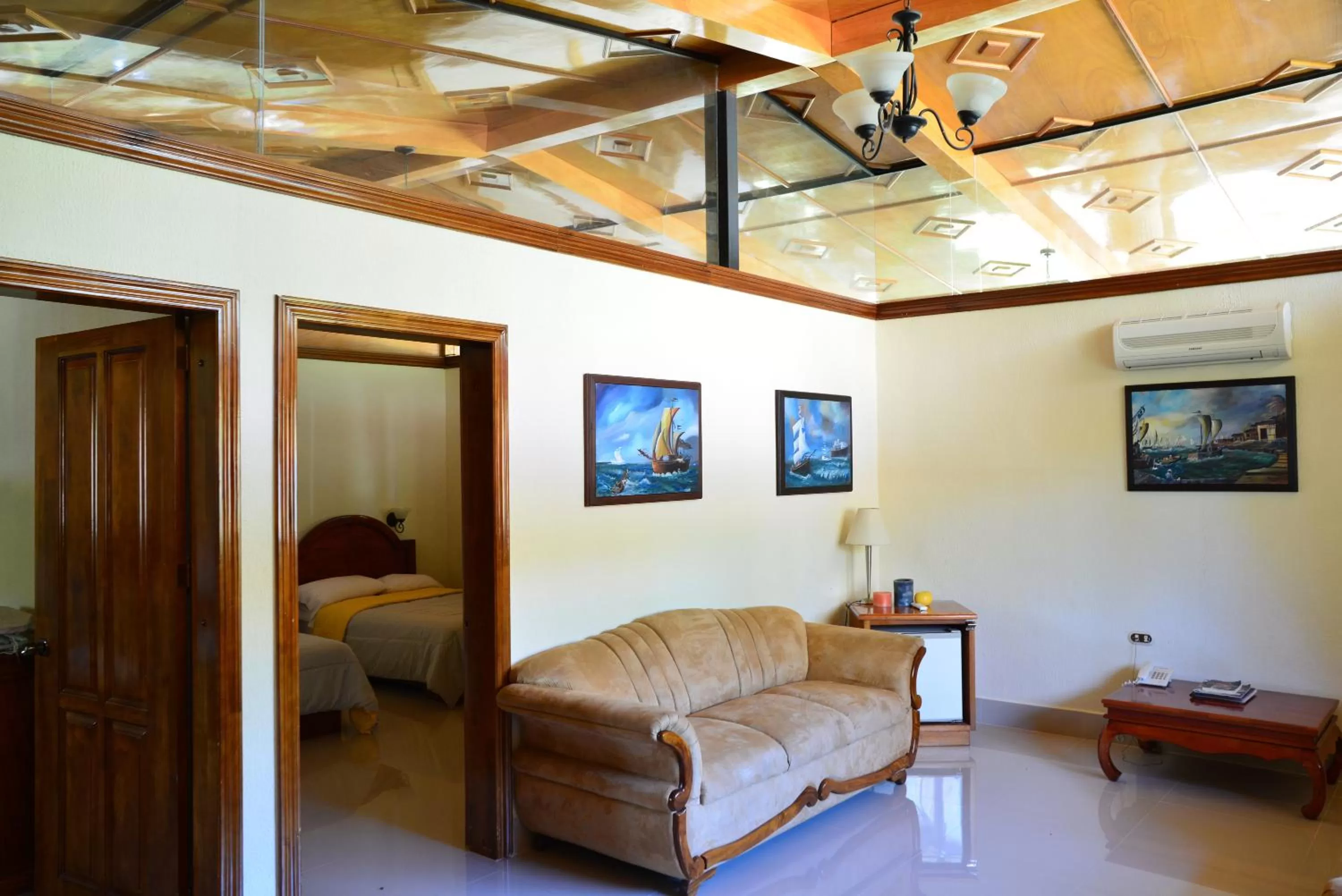 Bed in Hotel Martino Spa and Resort