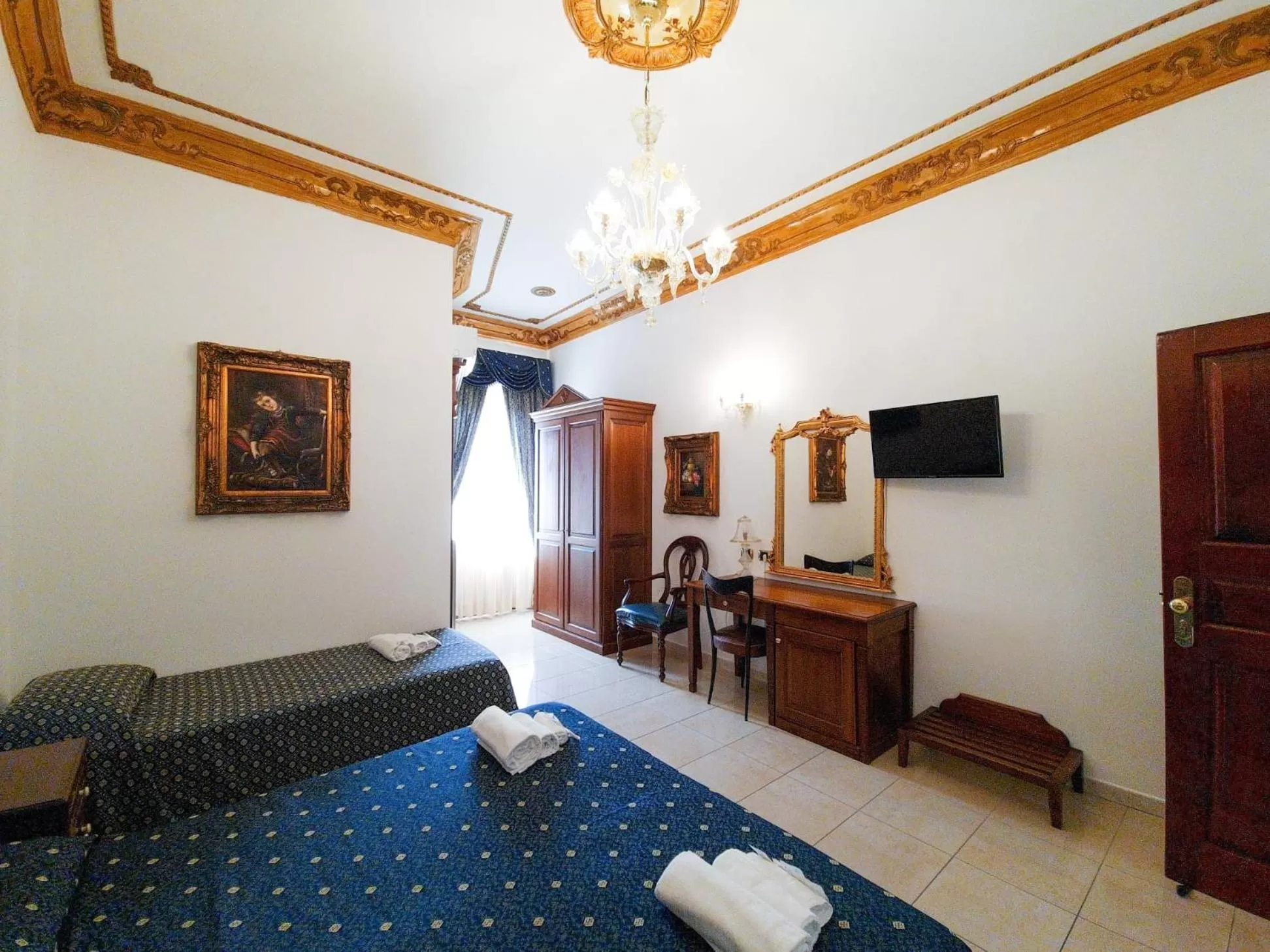 Bed in Euro Hotel Iglesias