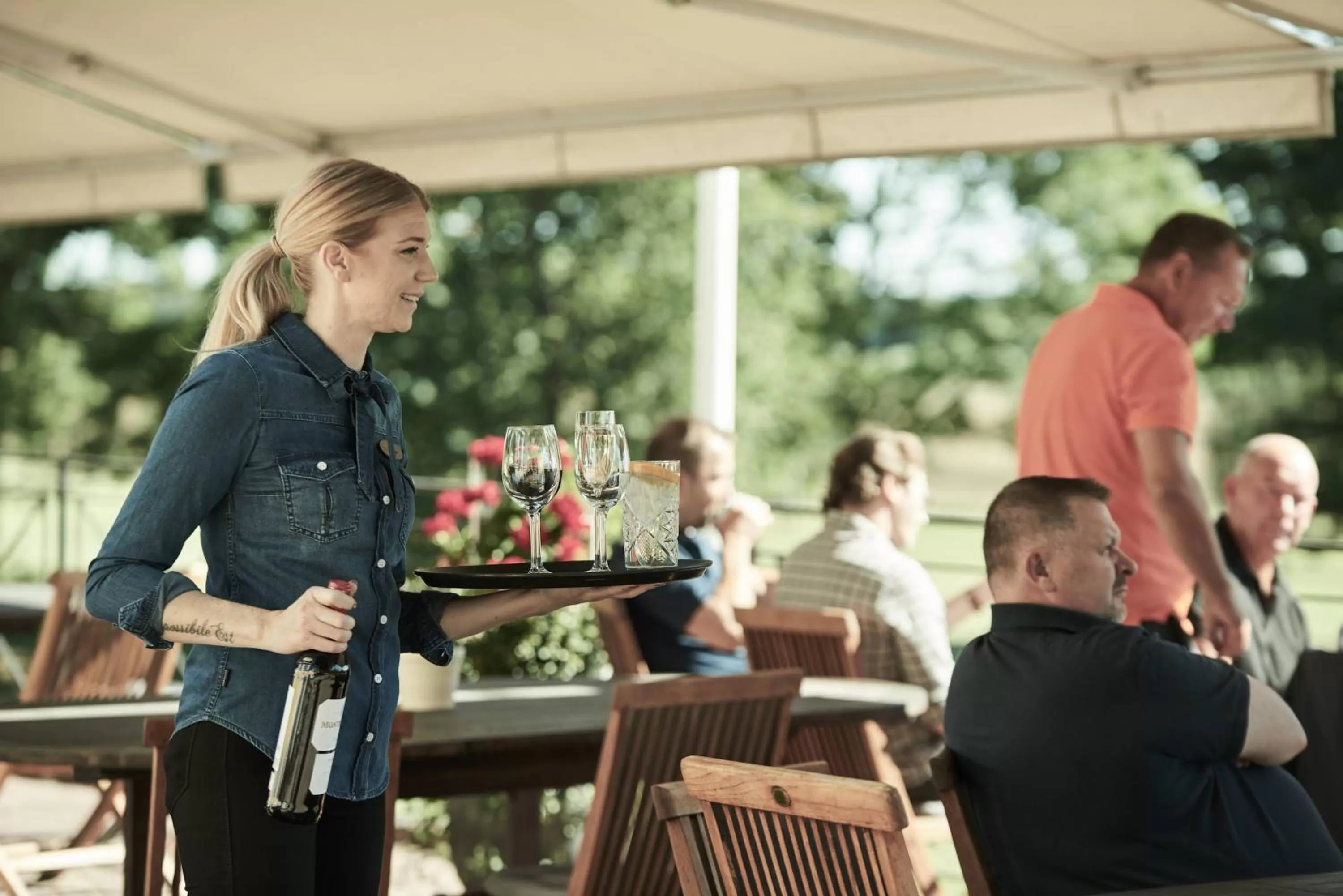 Patio in Knistad Herrgård