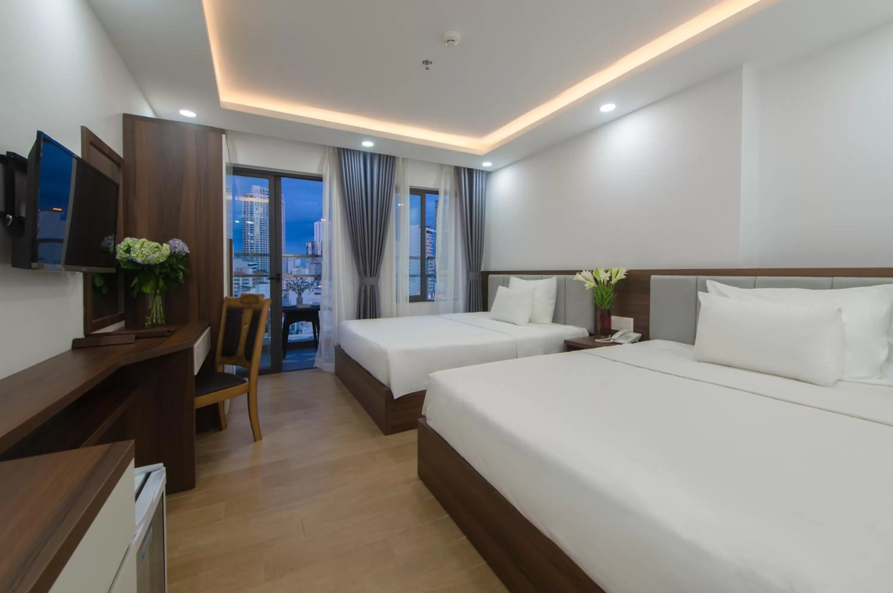 Bed in The Gold Coast Hotel Nha Trang