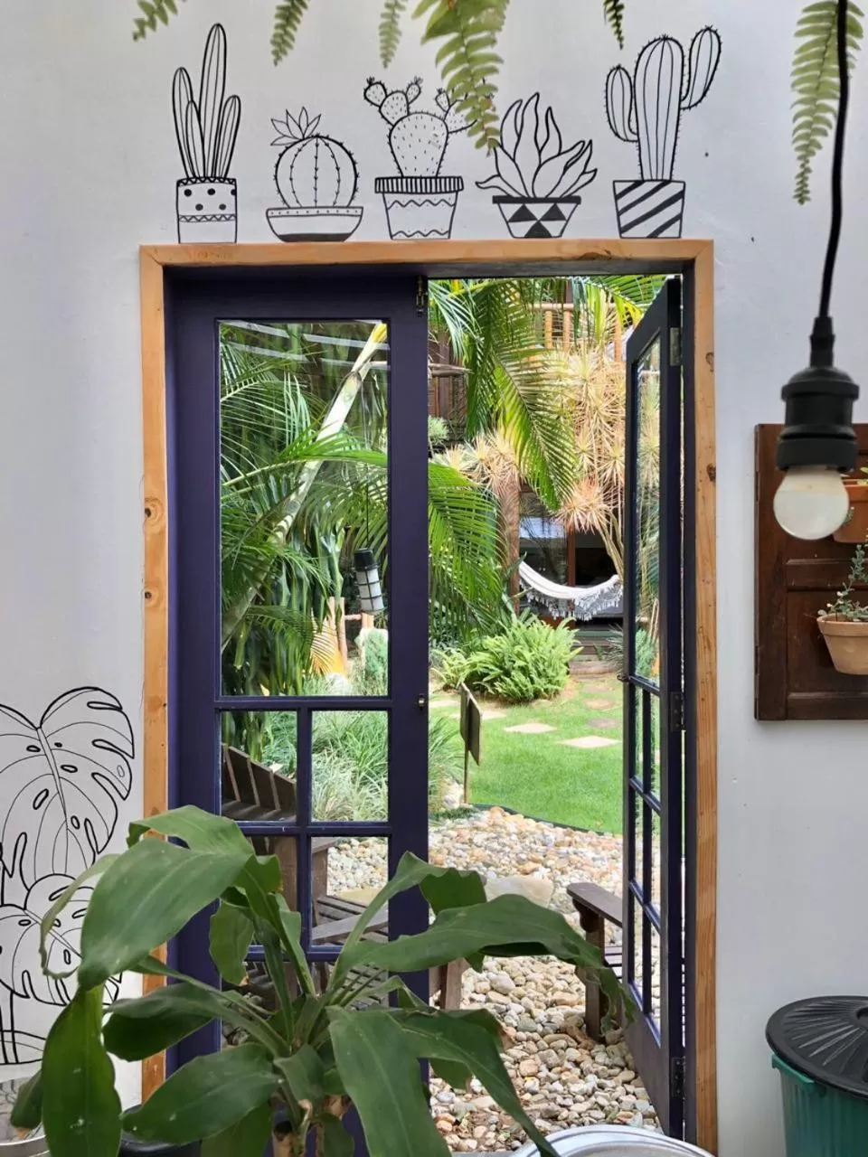 Garden in Pousada Santarina