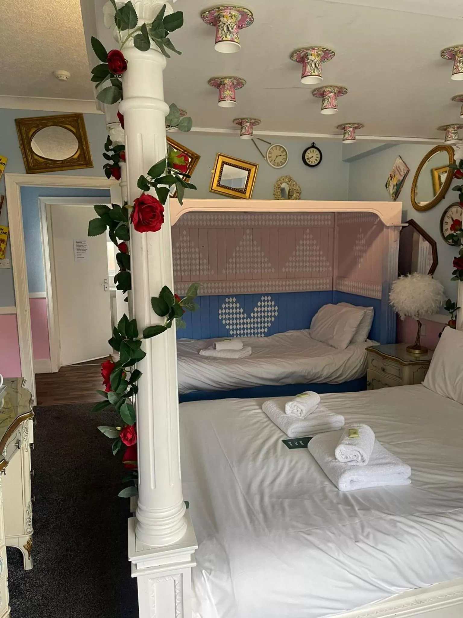 Bedroom in Hatters Hotel