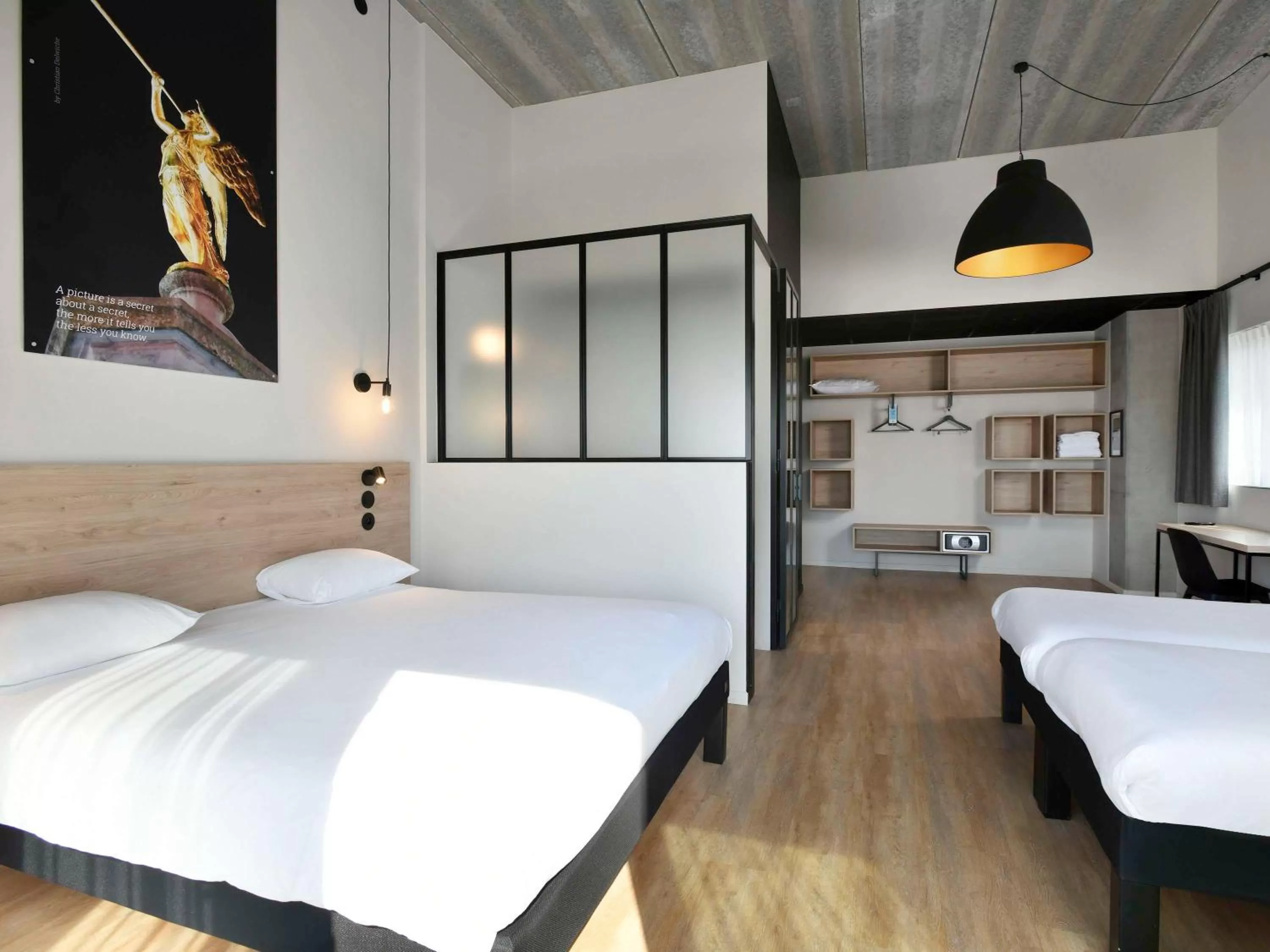 Standard Family Room with One Double Bed and Sofa in ibis Styles Namur