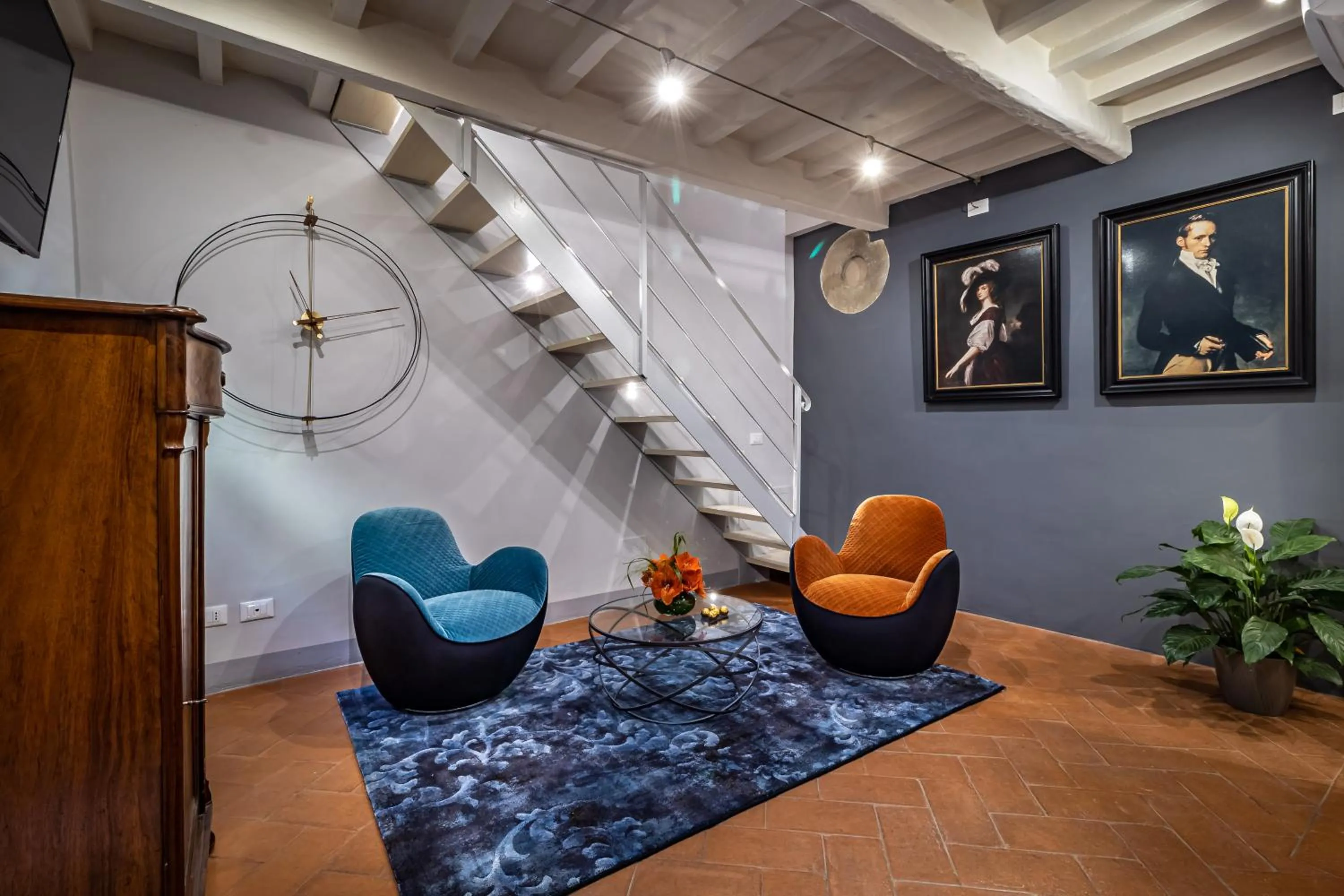 Seating area in Palazzo Ridolfi - Residenza d'Epoca