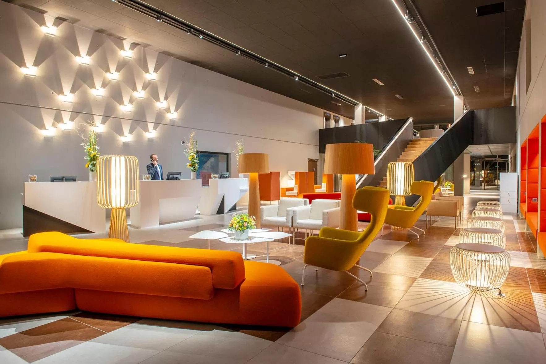 Lobby or reception in Radisson Blu Hotel Bordeaux