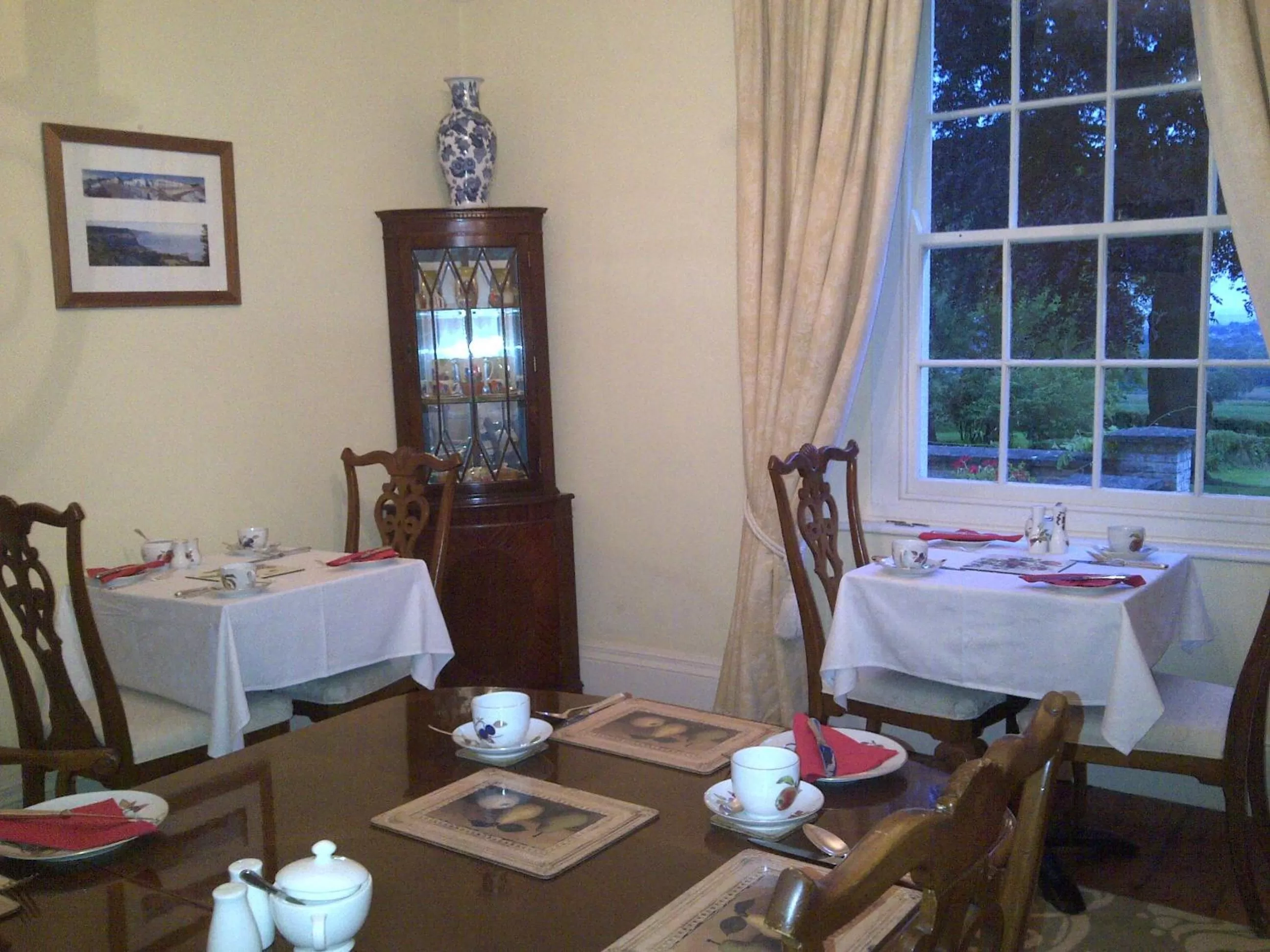 Dining area in Buckley Farmhouse B & B