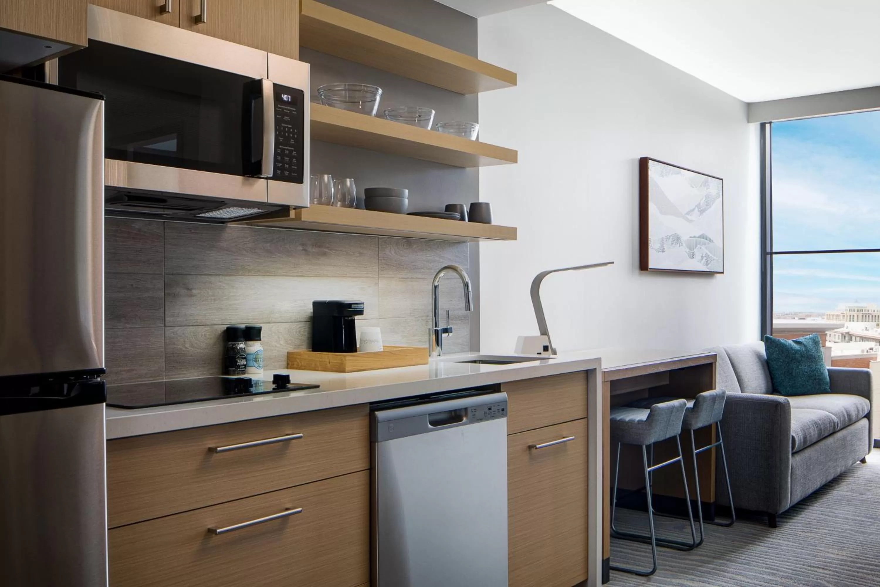 Kitchen or kitchenette in Element Salt Lake City Downtown