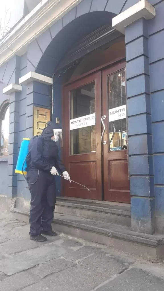 Facade/entrance in Hotel Monte Carlo