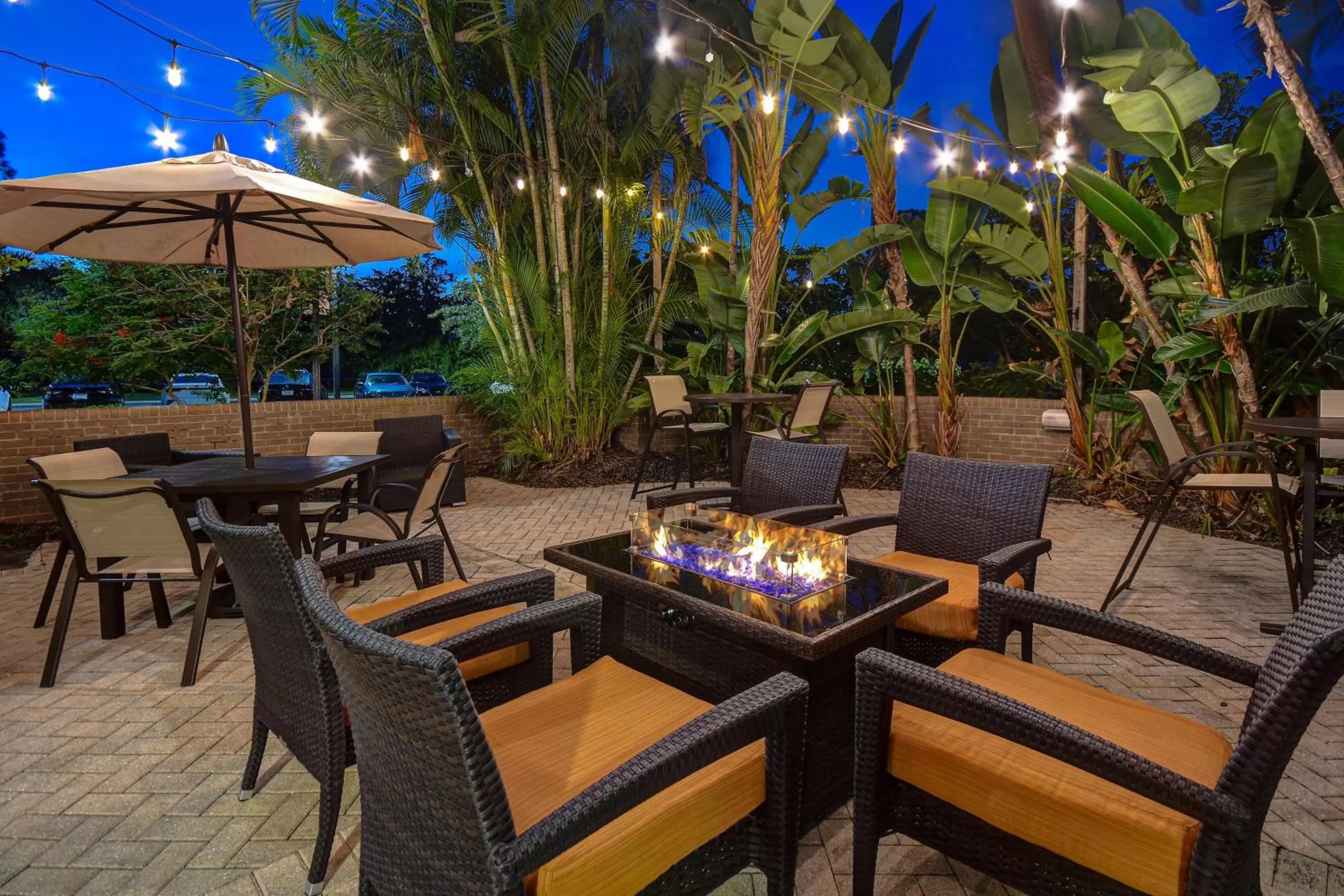 Patio in Hilton Garden Inn Fort Myers