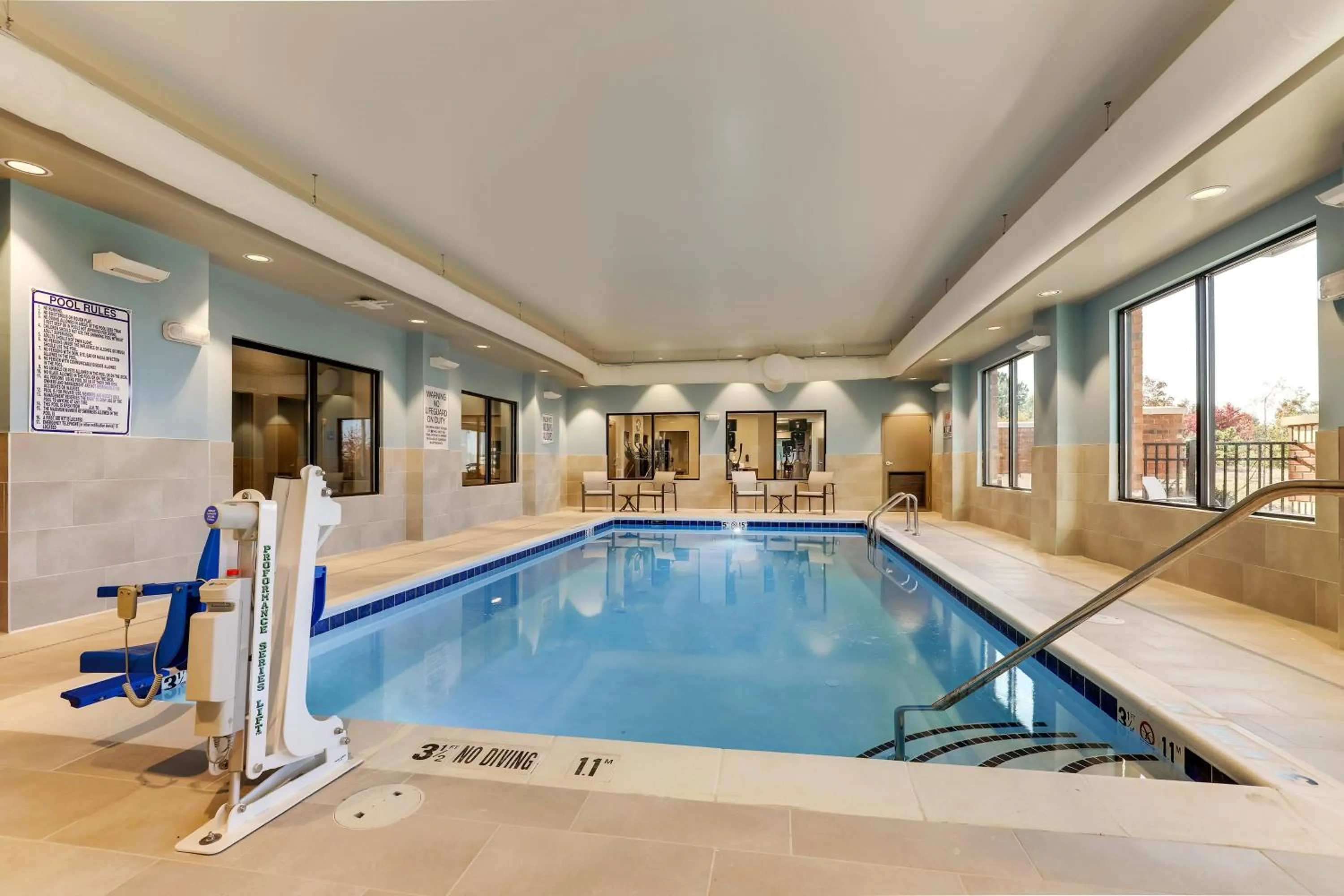 Swimming pool in Holiday Inn Express Holly Springs - Raleigh Area by IHG