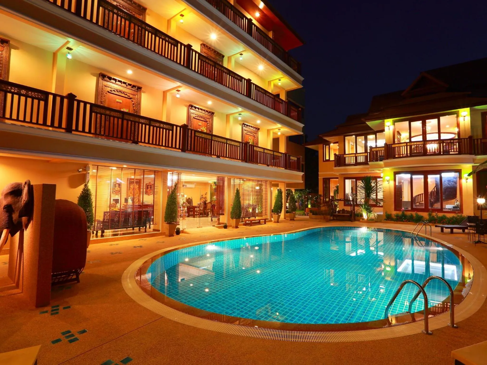 Facade/entrance in At Chiang Mai Hotel