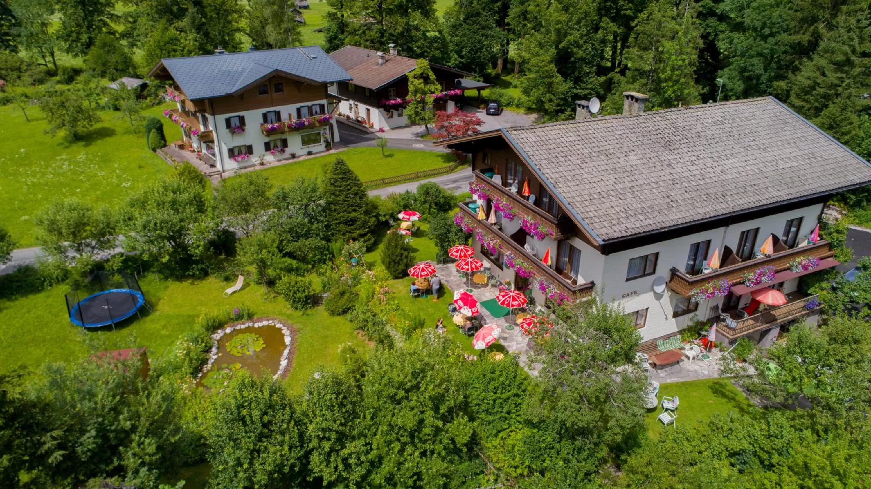 Bird's eye view, Bird's-eye View in Pension Wildental