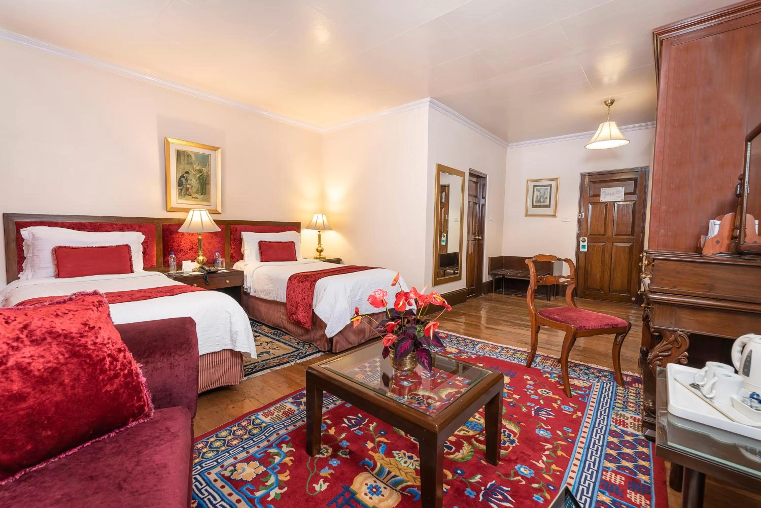 Bed in The Elgin Silver Oaks - Heritage Resort & Spa