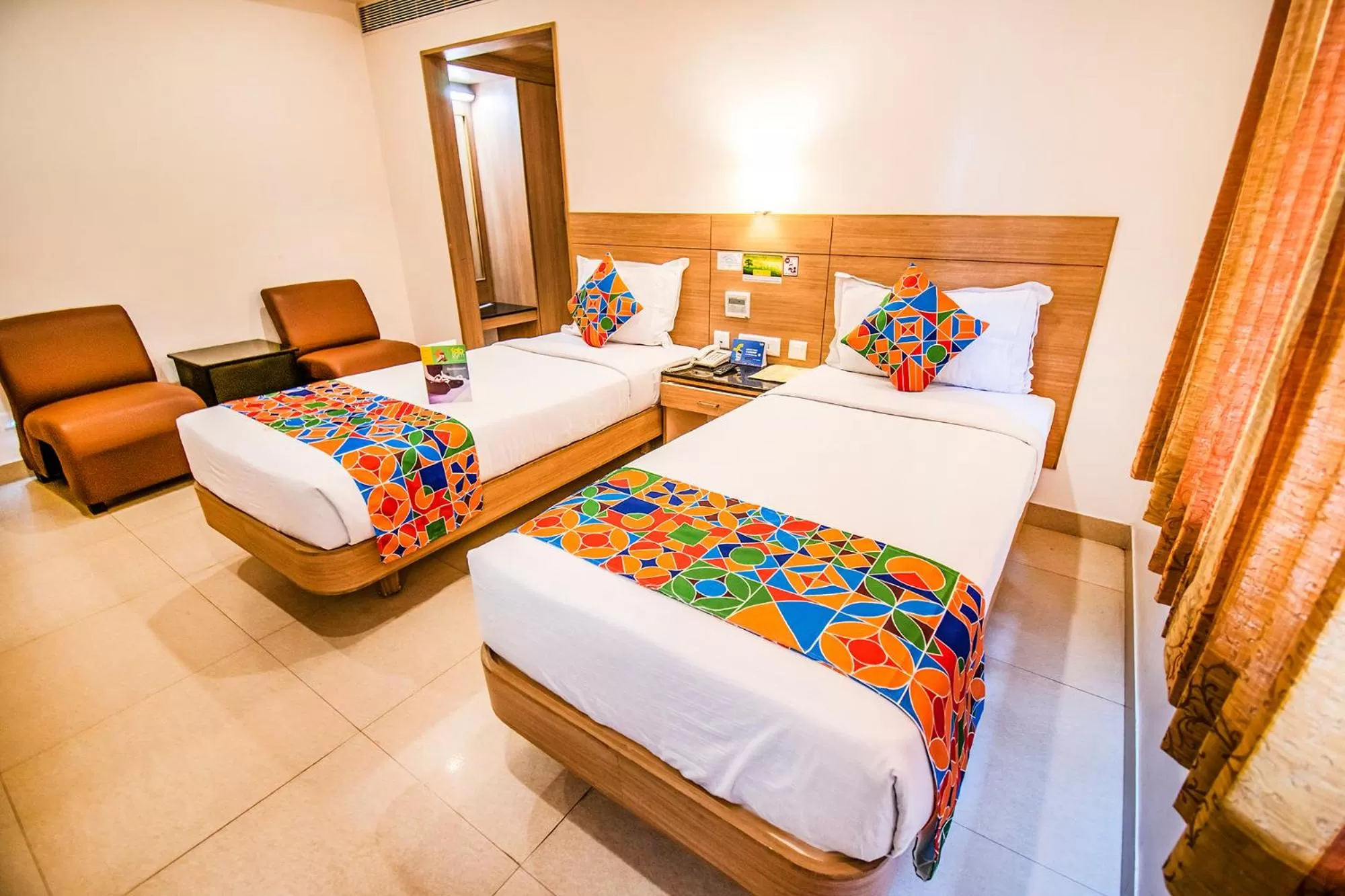 Bedroom, Bed in FabHotel Prime Royal Castle Gandhipuram
